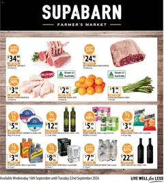 Preview of catalogue Supabarn catalogue from shop Supabarn valid 16/09/2026