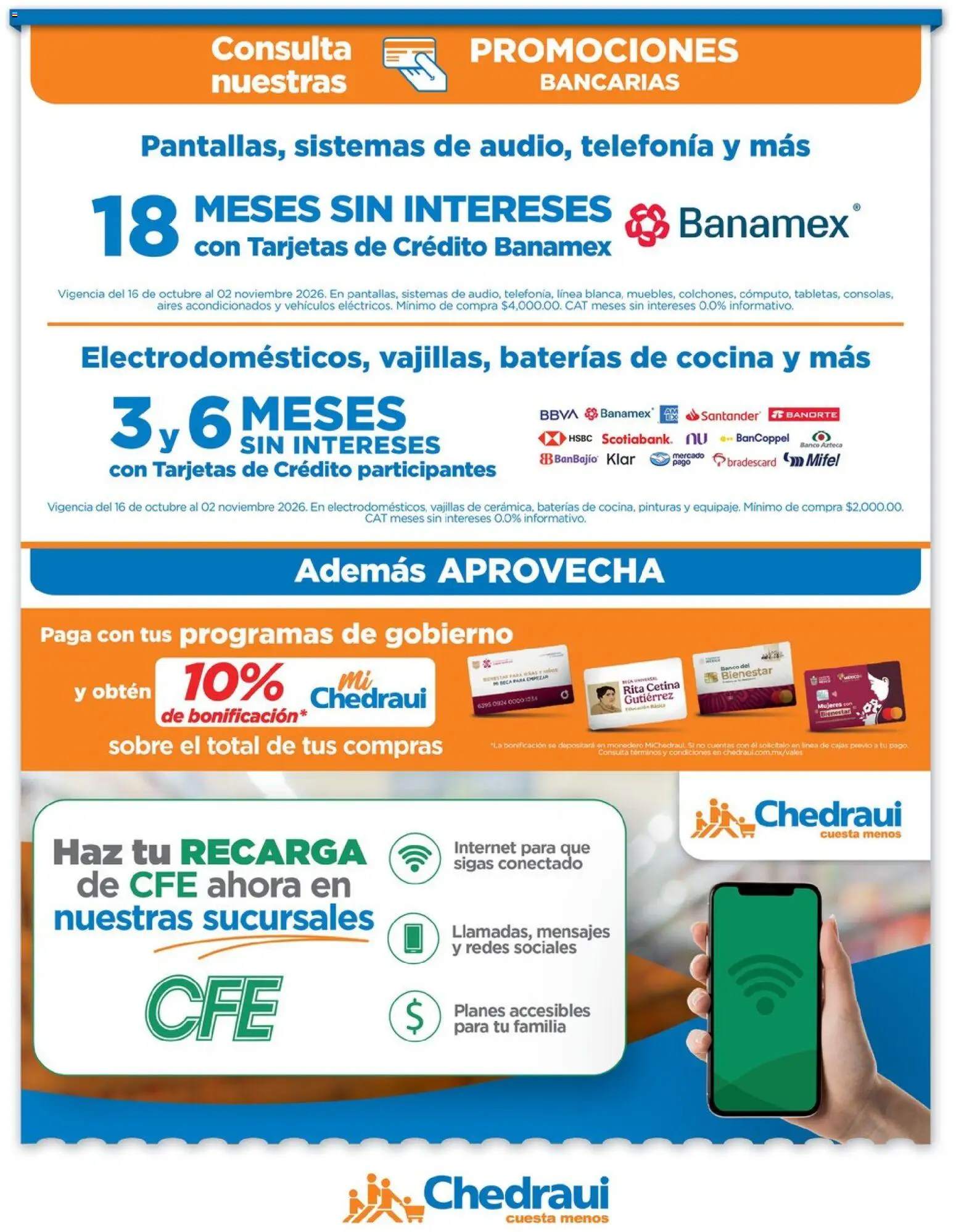 Vista previa las ofertas de la tienda Chedraui - Chedraui folleto desde el 16/10/2026 