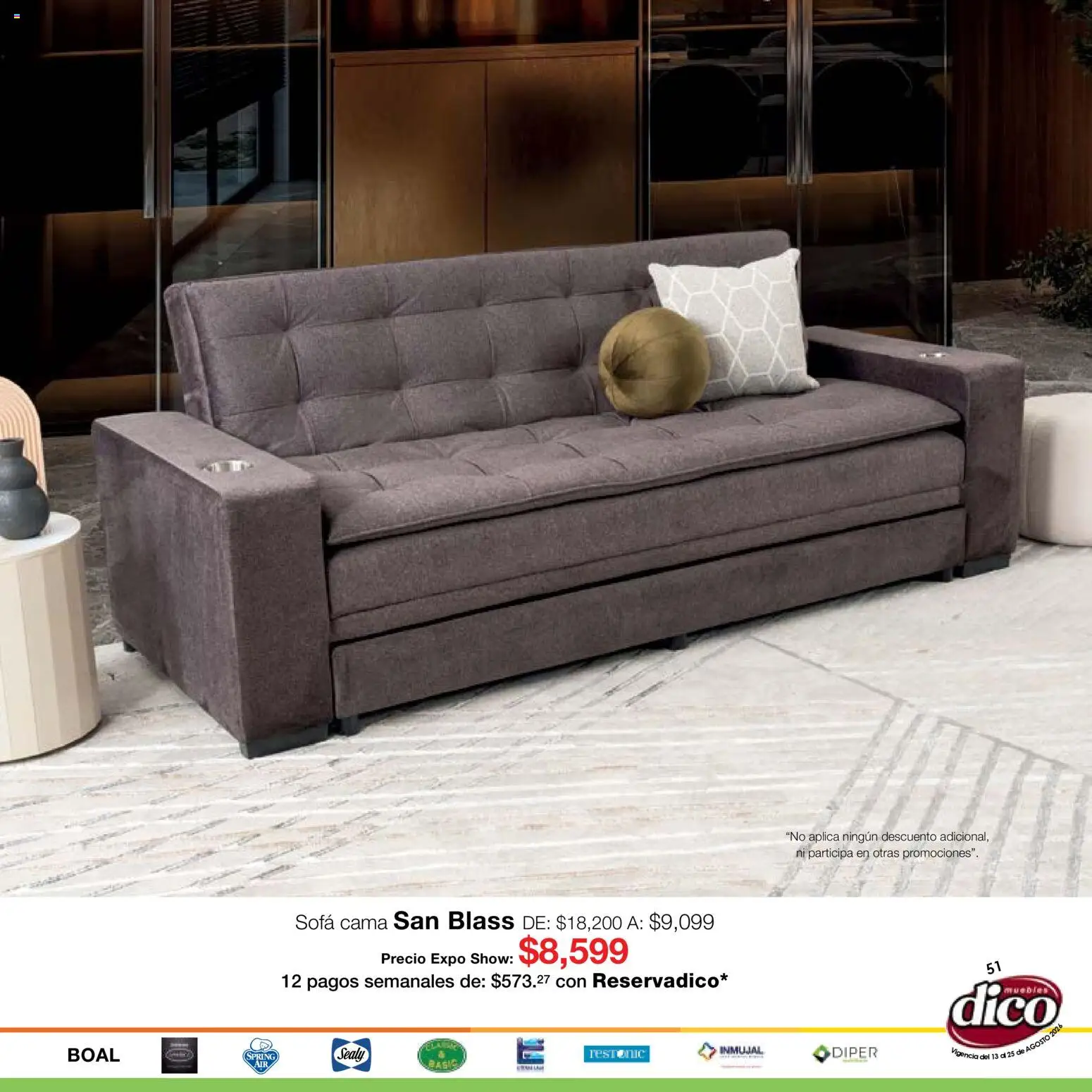 Vista previa las ofertas de la tienda Muebles Dico - Muebles Dico catálogo Expo Show desde el 13/08/2026 