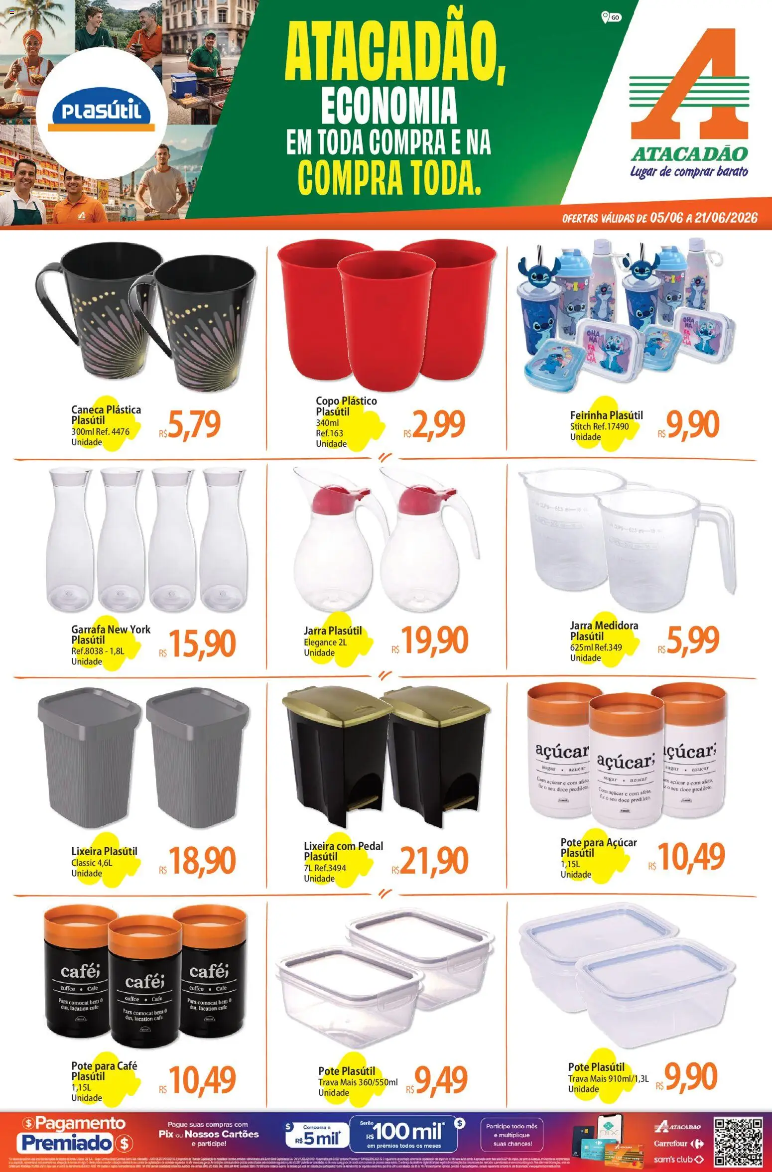 Pré-Visualização do folheto "Atacadão ofertas - GO" da loja Atacadão válido a partir de 05/06/2026