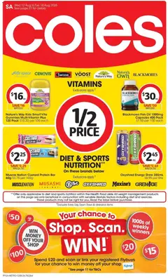 Preview of catalogue Coles catalogue SA from shop Coles valid 12/08/2026