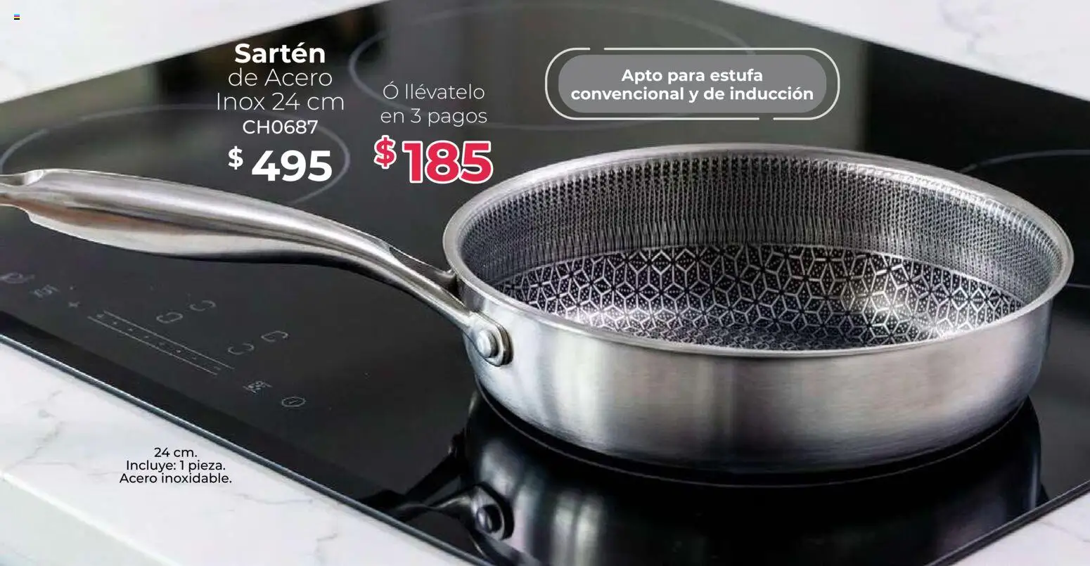 Vista previa las ofertas de la tienda Colchas Concord - Colchas Concord catálogo Concord home desde el 01/05/2026 - Sartén