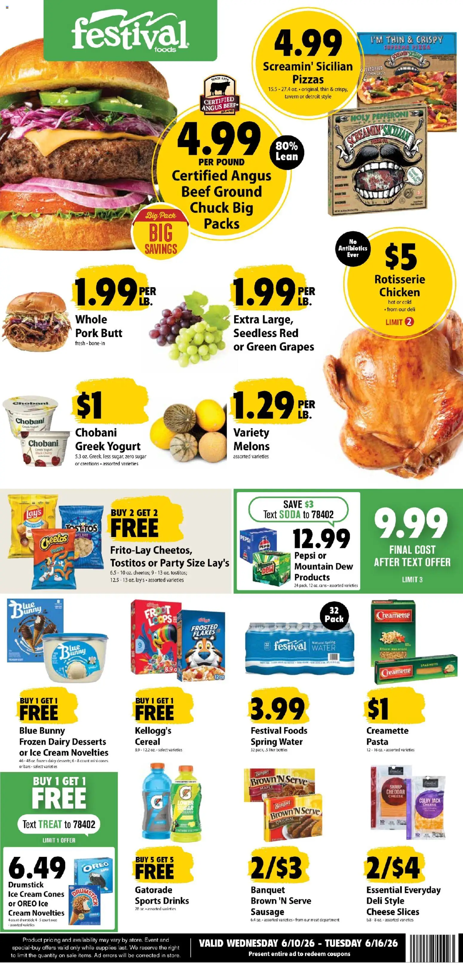 Ad Preview of Festival Foods Festival Foods Weekly Ad from 06/10/2026