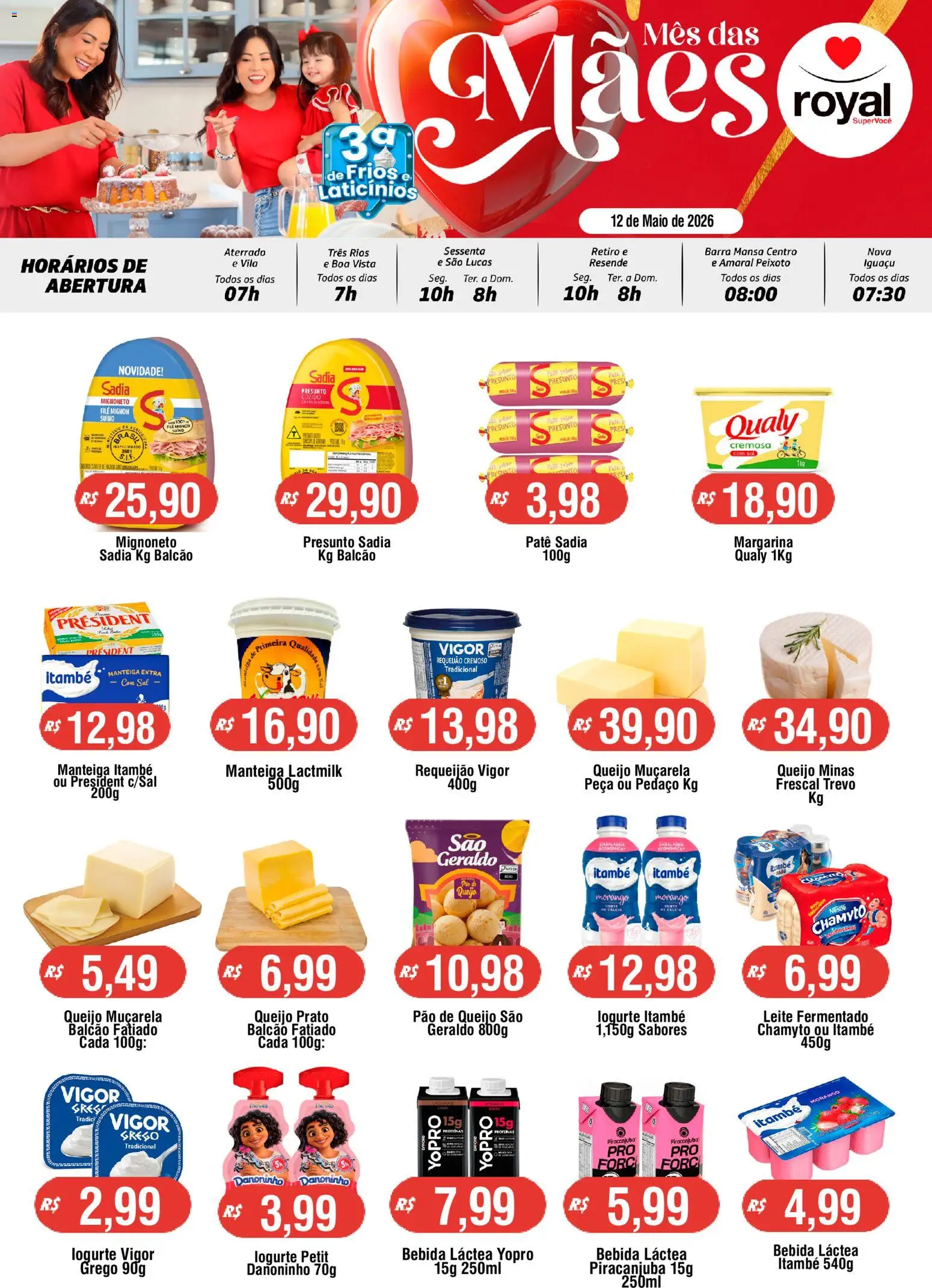 Pré-Visualização do folheto "Royal Supermercados ofertas Terça dos Frios e Laticínios" da loja Royal Supermercados válido a partir de 12/05/2026
