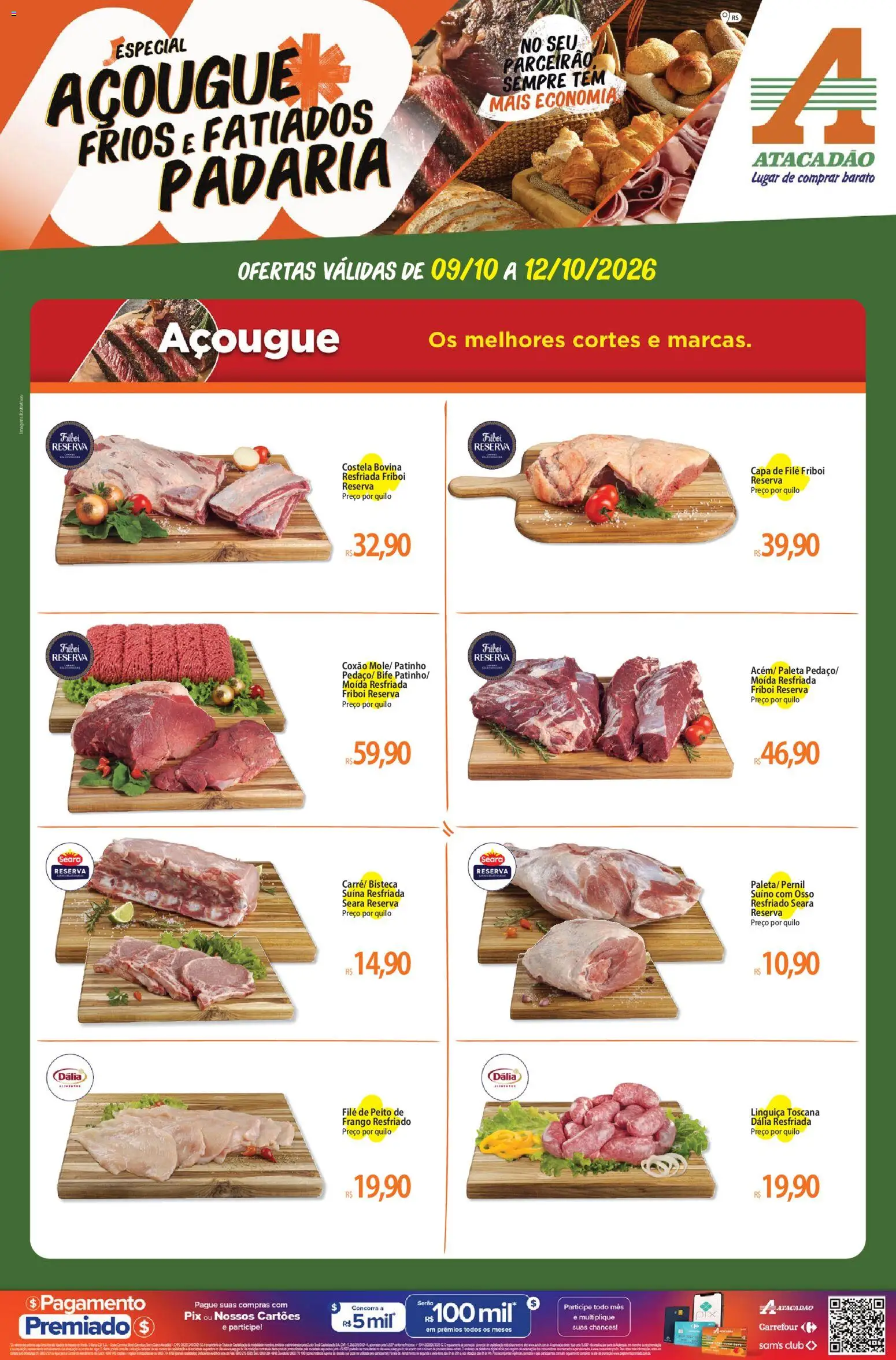 Pré-Visualização do folheto "Atacadão ofertas - RS" da loja Atacadão válido a partir de 09/10/2026