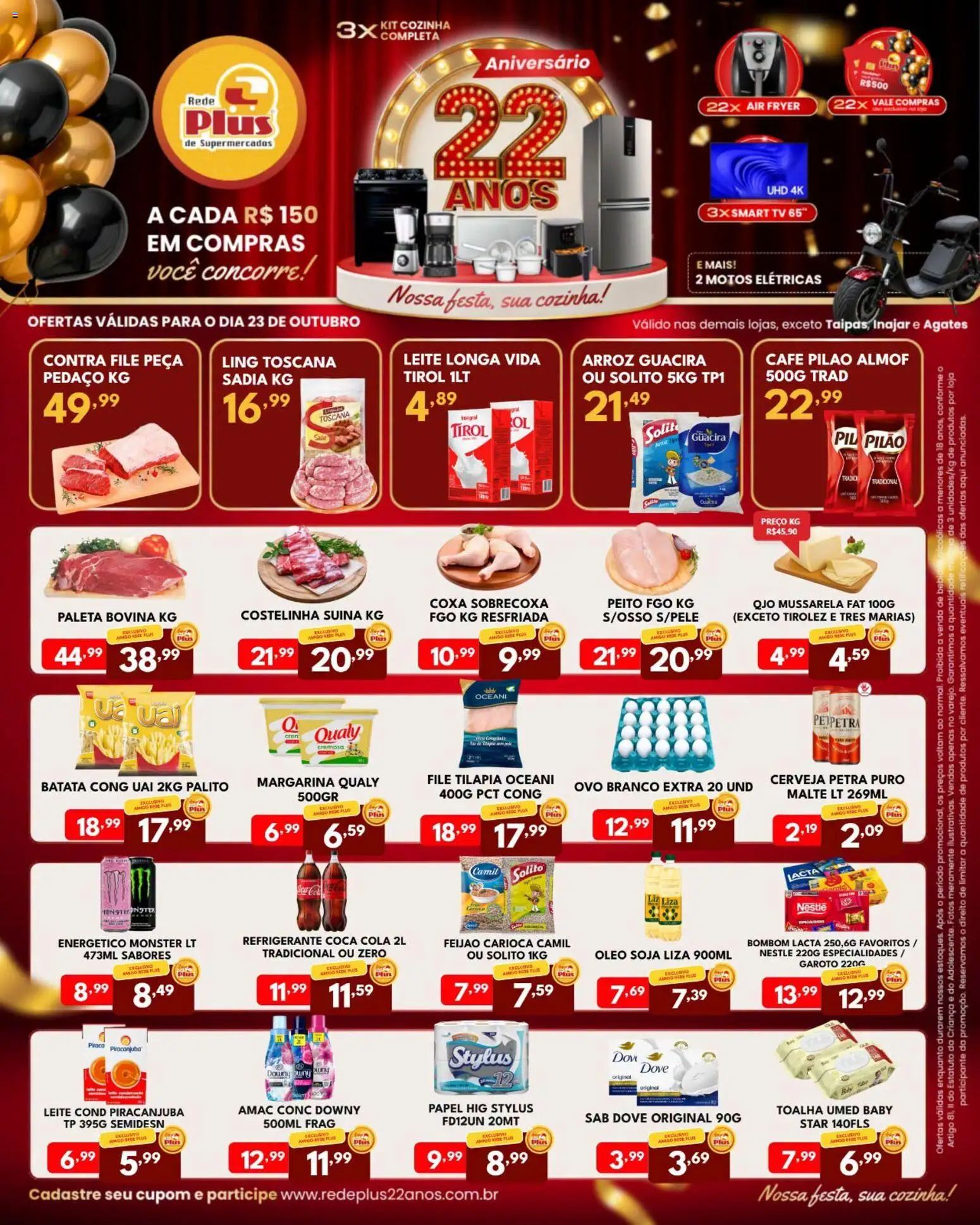 Ofertas Rede Plus Supermercados até 23/10/2026. - Página 1