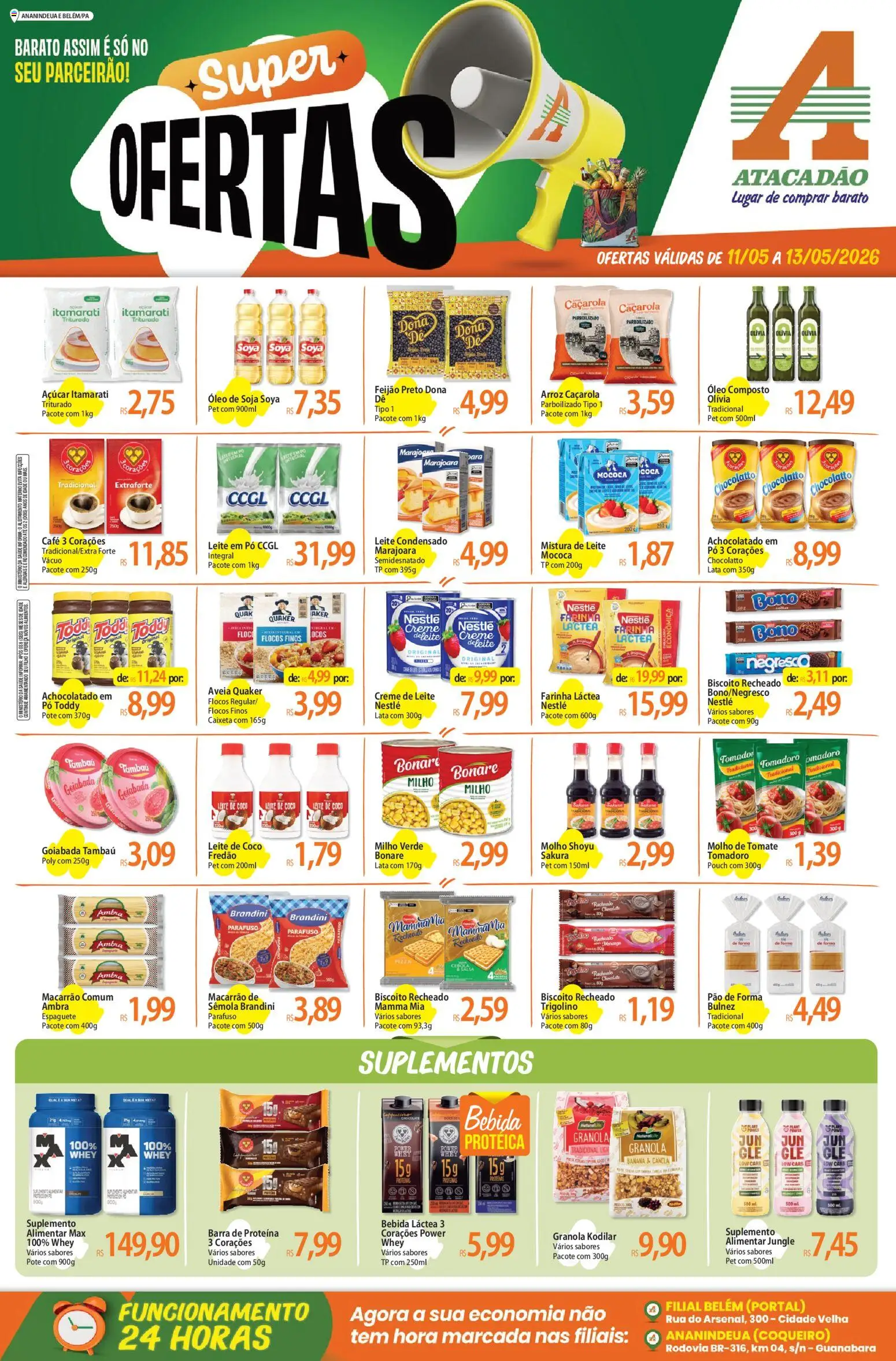 Pré-Visualização do folheto "Atacadão ofertas - PA" da loja Atacadão válido a partir de 11/05/2026