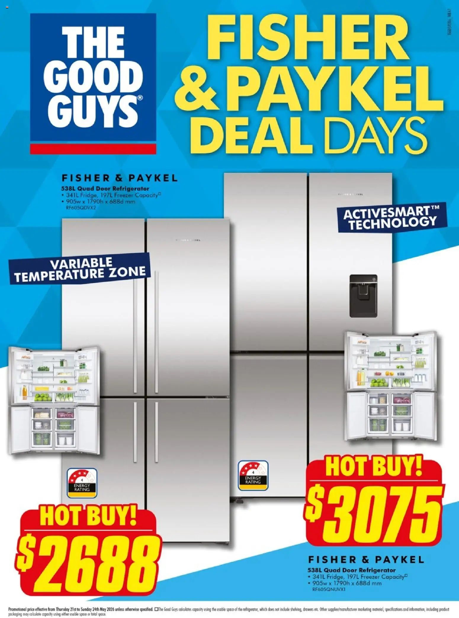 Preview of catalogue The Good Guys Fisher and Paykel from shop The Good Guys valid 20/05/2026