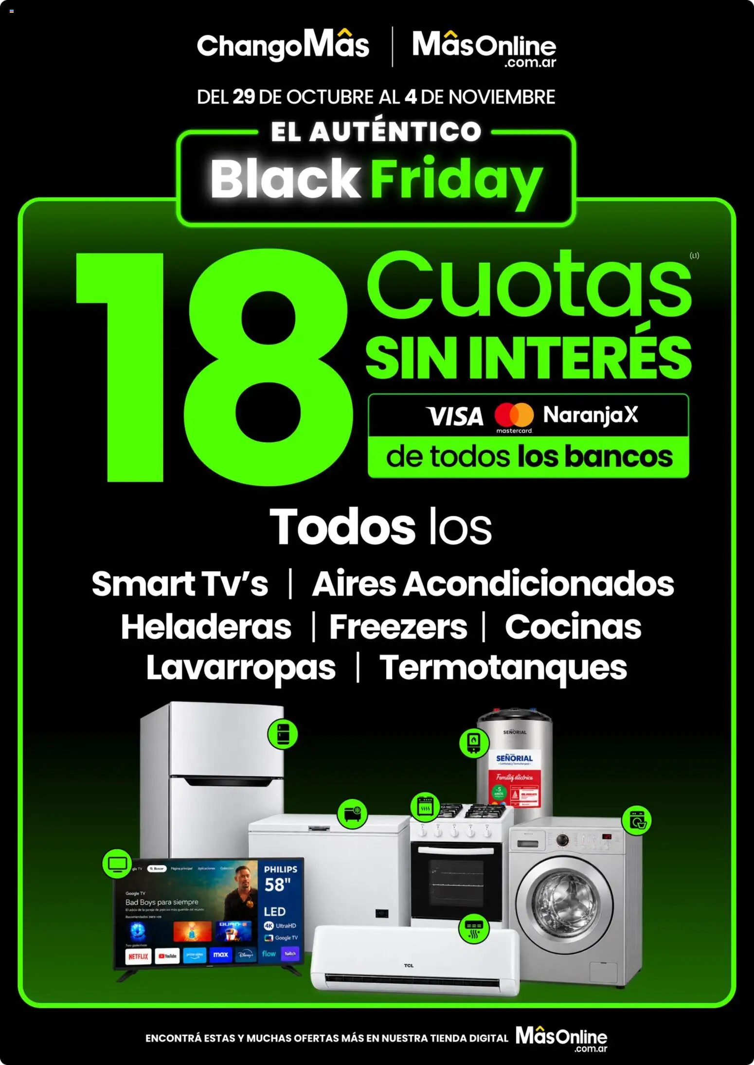 Vista previa del folleto de la tienda Changomas válido desde el 29/10/2026 