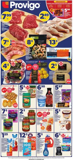 Preview of leaflet Provigo weekly flyer / circulaire from shop Provigo is valid from Oct 22, 2026