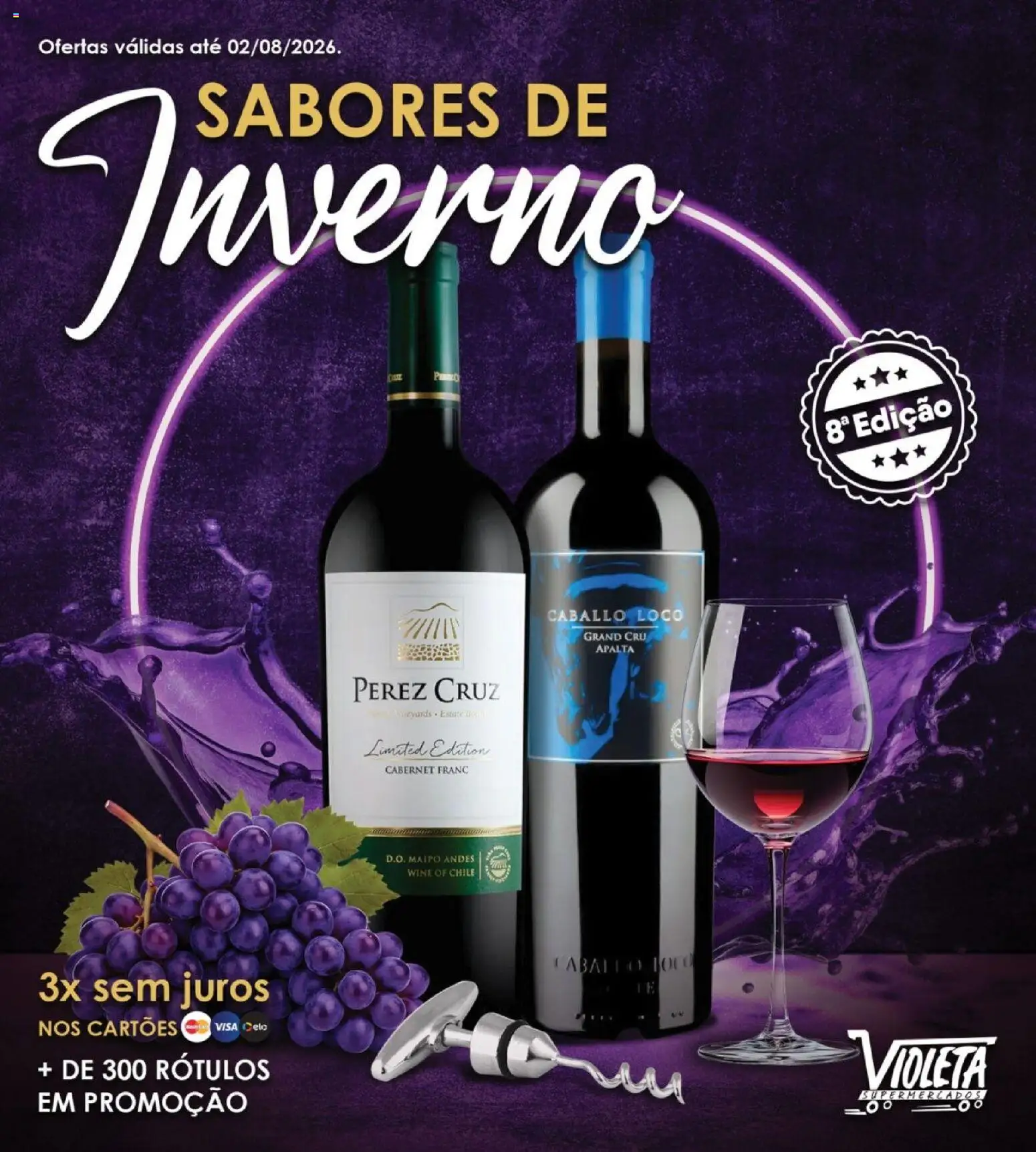 Pré-Visualização do folheto "Violeta Supermercados ofertas Inverno" da loja Violeta Supermercados válido a partir de 18/07/2026