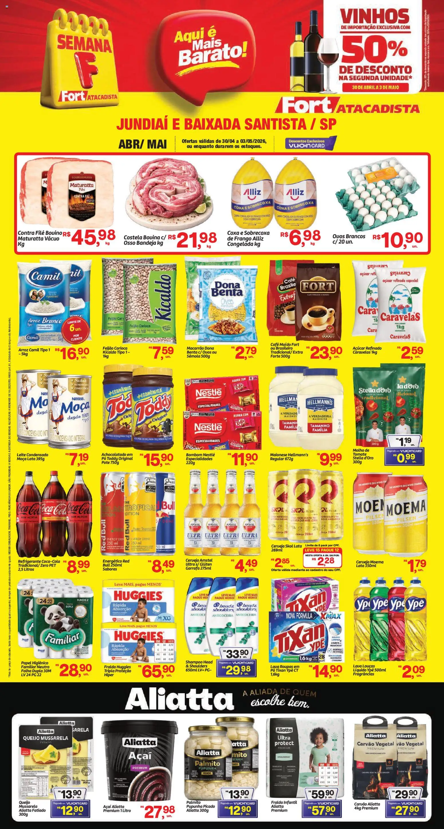Pré-Visualização do folheto "Fort Atacadista - Ofertas da semana" da loja Fort Atacadista válido a partir de 30/04/2026