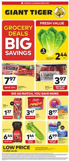 Preview of leaflet Giant Tiger weekly flyer / circulaire from shop Giant Tiger is valid from Aug 26, 2026
