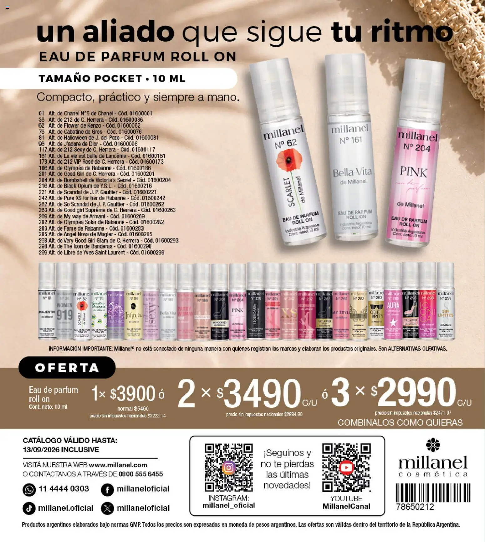 Vista previa del folleto de la tienda Millanel válido desde el 17/08/2026 