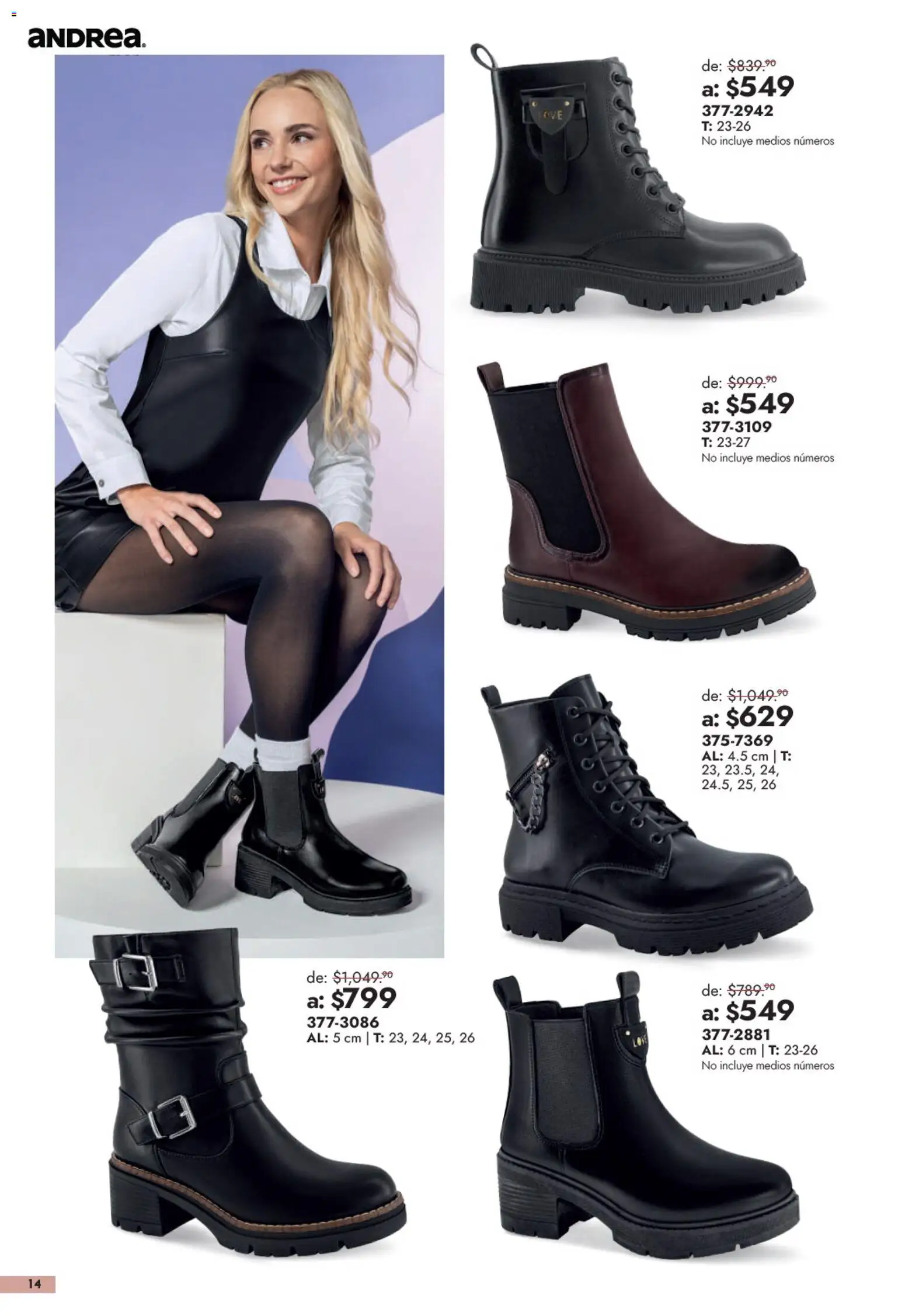 Vista previa las ofertas de la tienda Andrea - Andrea catálogo Outlet desde el 13/09/2026 