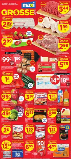 Preview of leaflet Maxi weekly flyer / circulaire from shop Maxi is valid from Oct 01, 2026