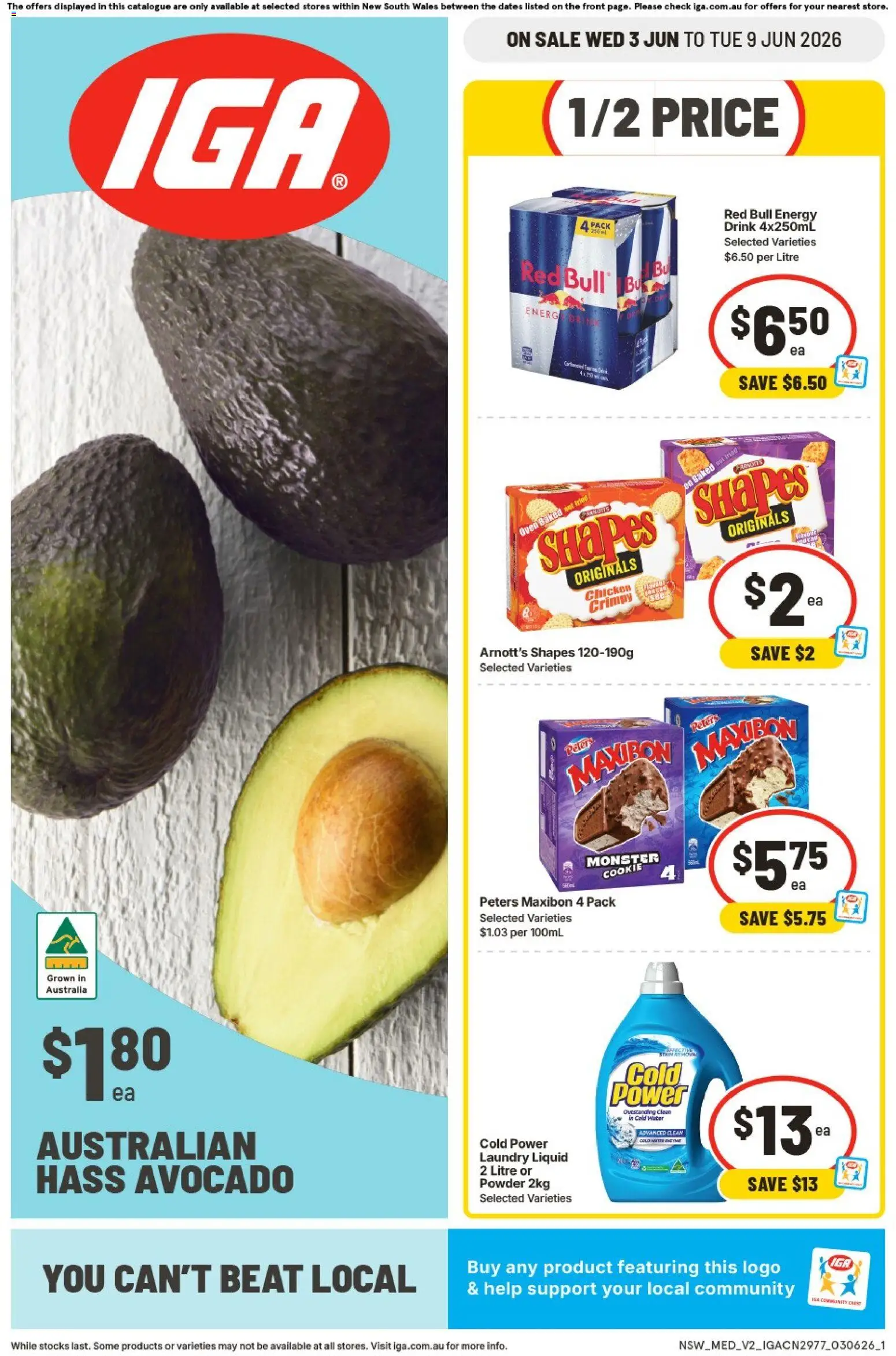 Preview of catalogue IGA catalogue NSW Medium V2 from shop IGA valid 03/06/2026