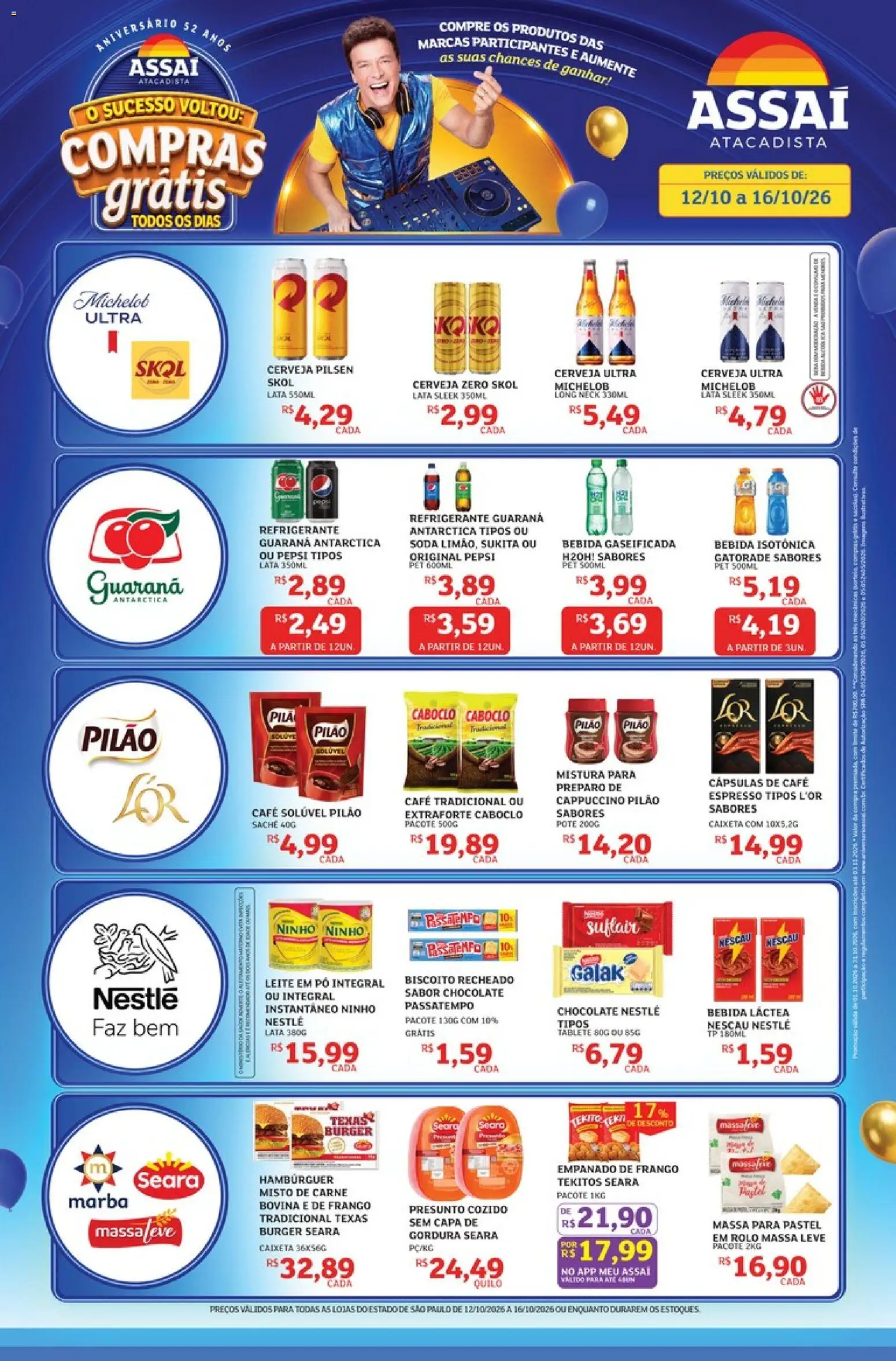 Pré-Visualização do folheto "Assaí Atacadista ofertas - SP" da loja Assaí Atacadista válido a partir de 12/10/2026