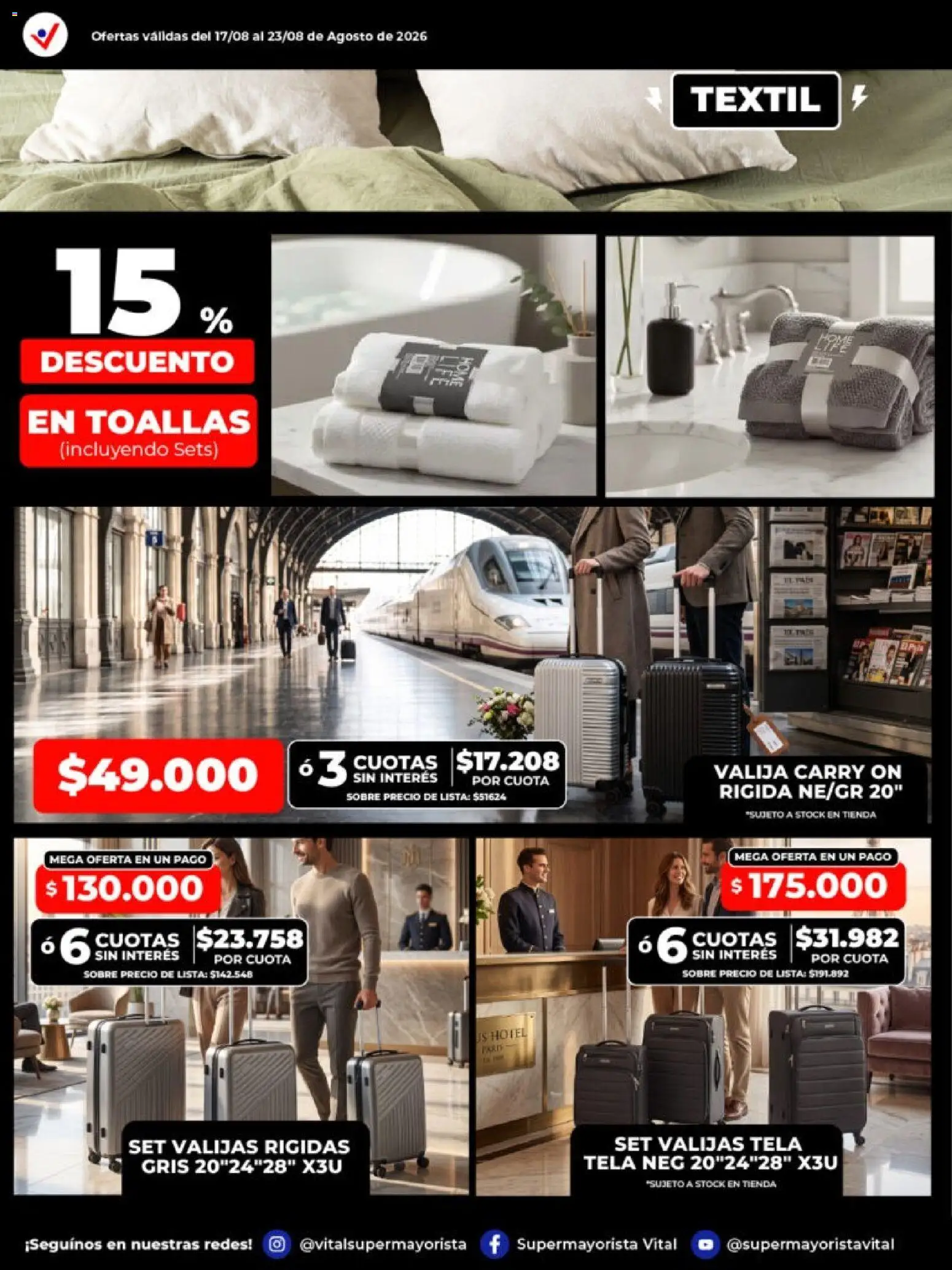 Vista previa del folleto de la tienda Vital válido desde el 17/08/2026 