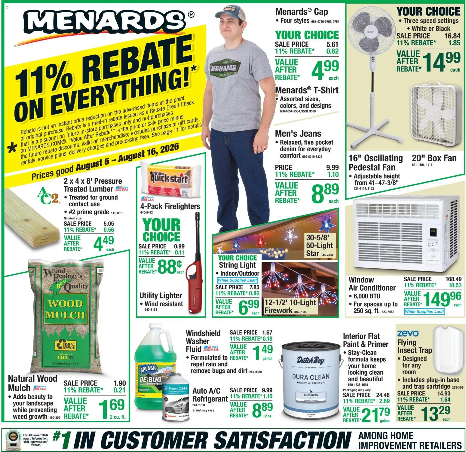 Ad Preview of Menards Menards Weekly Ad from 08/06/2026
