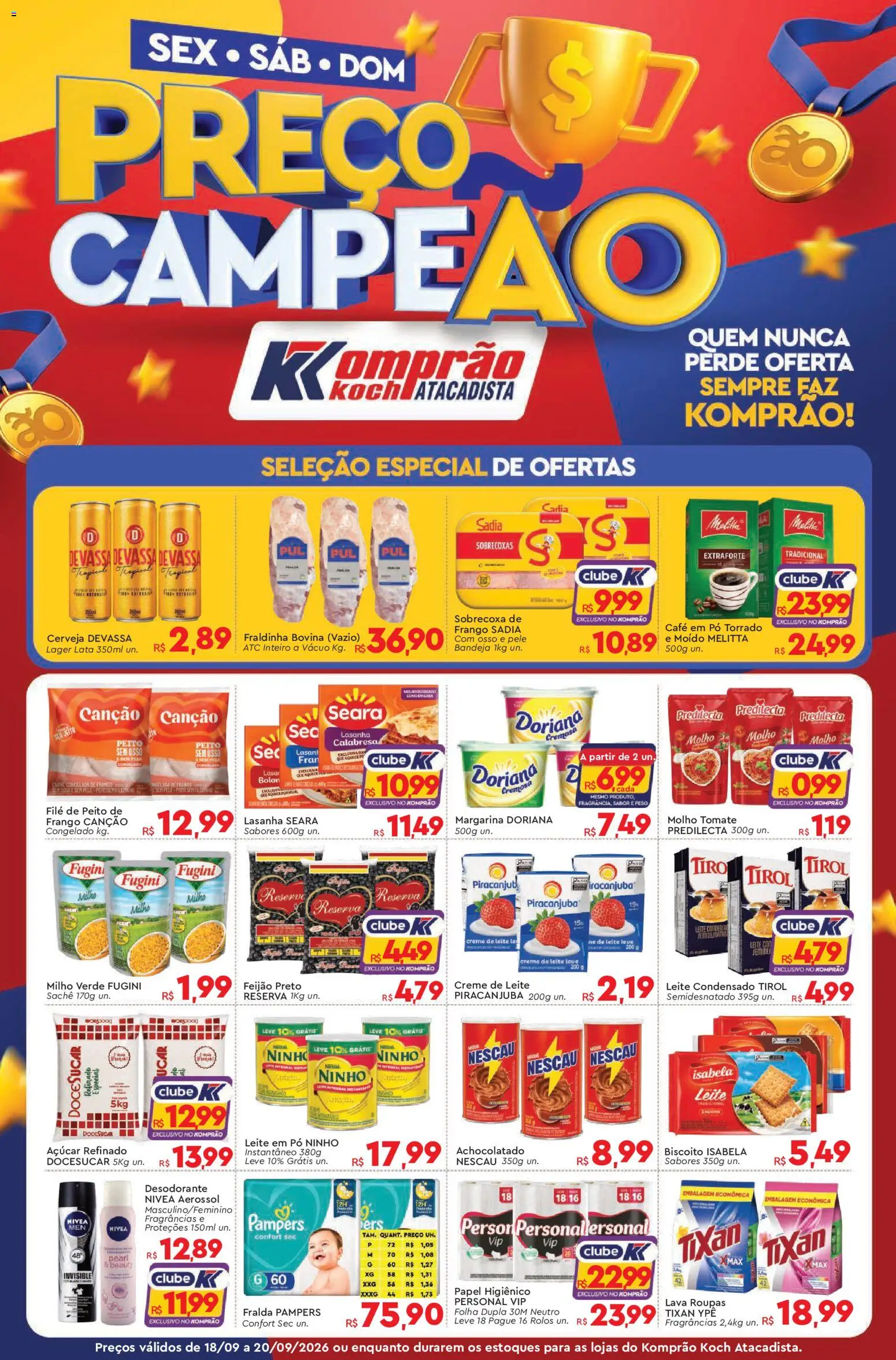 Pré-Visualização do folheto "Komprao Atacadista - Ofertas da semana" da loja Komprao Atacadista válido a partir de 18/09/2026
