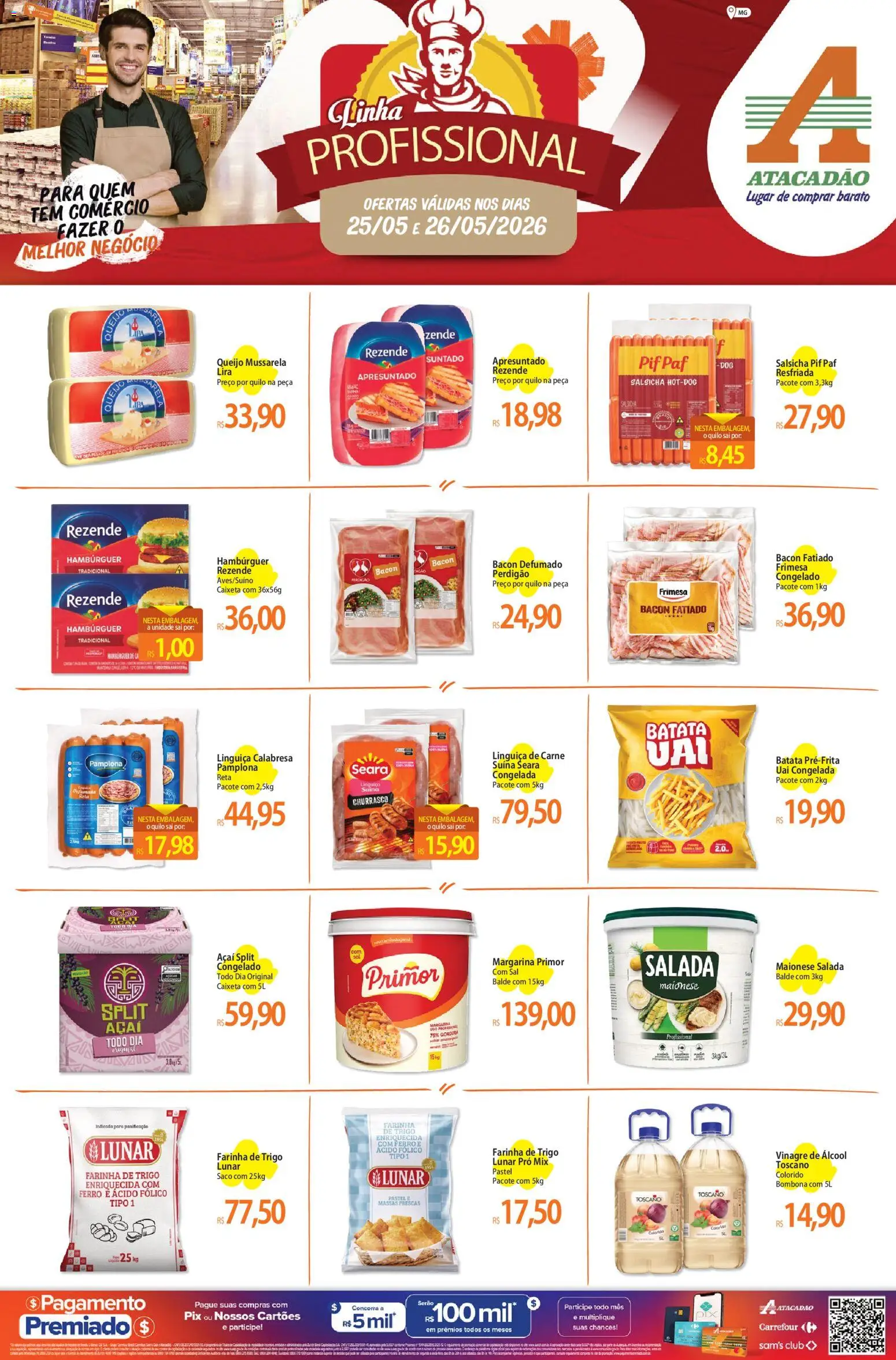 Pré-Visualização do folheto "Atacadão ofertas - MG" da loja Atacadão válido a partir de 25/05/2026