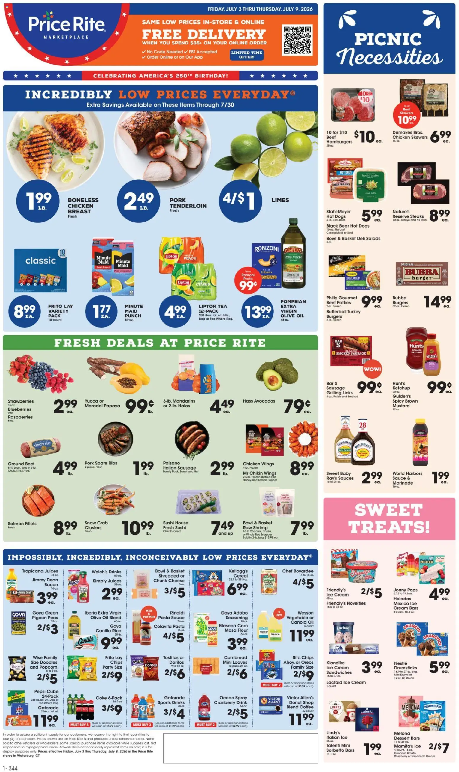 Ad Preview of Price Rite Price Rite Weekly Ad from 07/01/2026