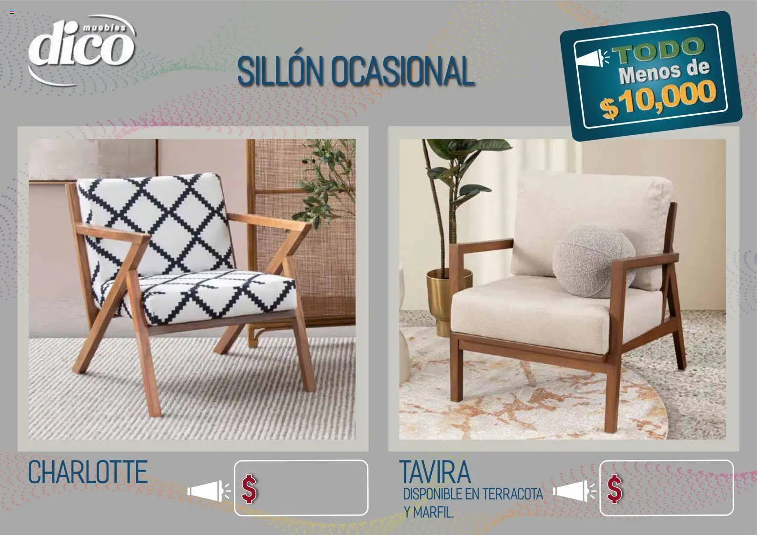 Vista previa las ofertas de la tienda Muebles Dico - Muebles Dico catálogo Todo menos de 10000 Pacifico desde el 09/04/2026 - Sillón
