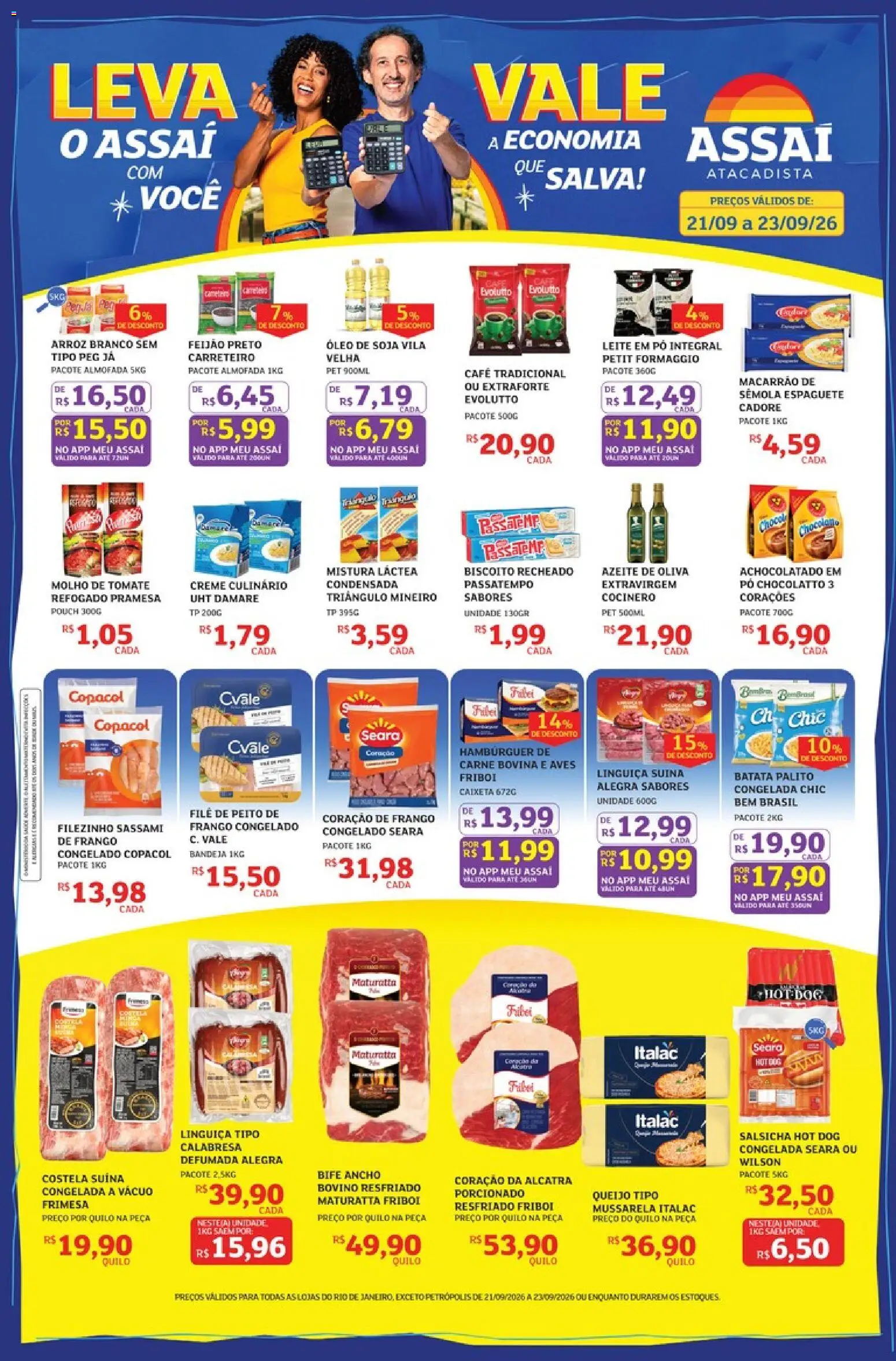 Pré-Visualização do folheto "Assaí Atacadista ofertas - RJ" da loja Assaí Atacadista válido a partir de 21/09/2026