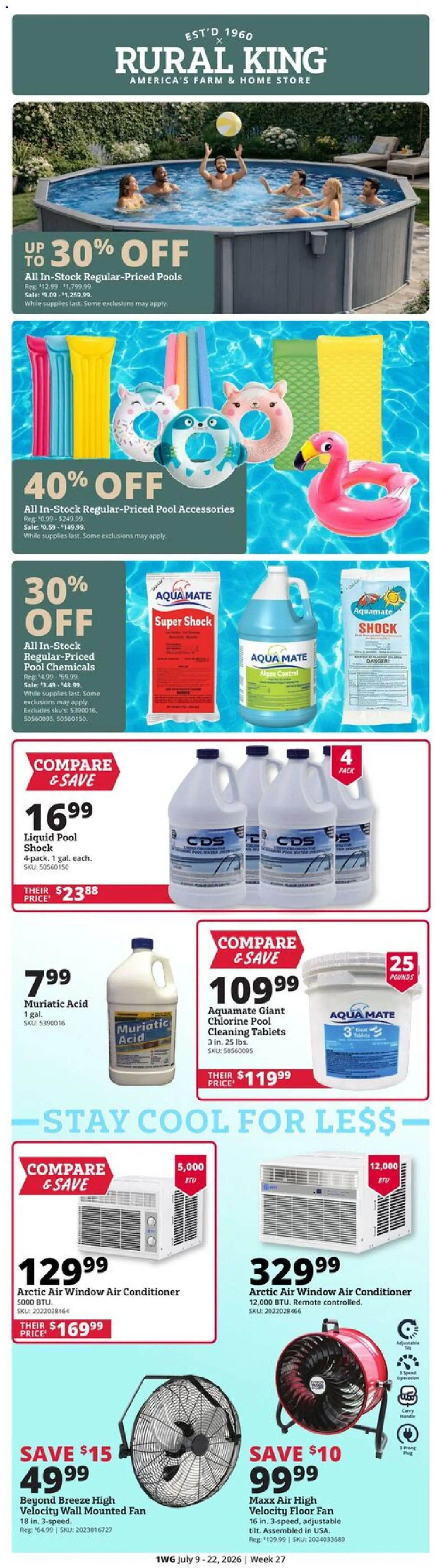 Ad Preview of Rural King Rural King Weekly Ad from 07/09/2026