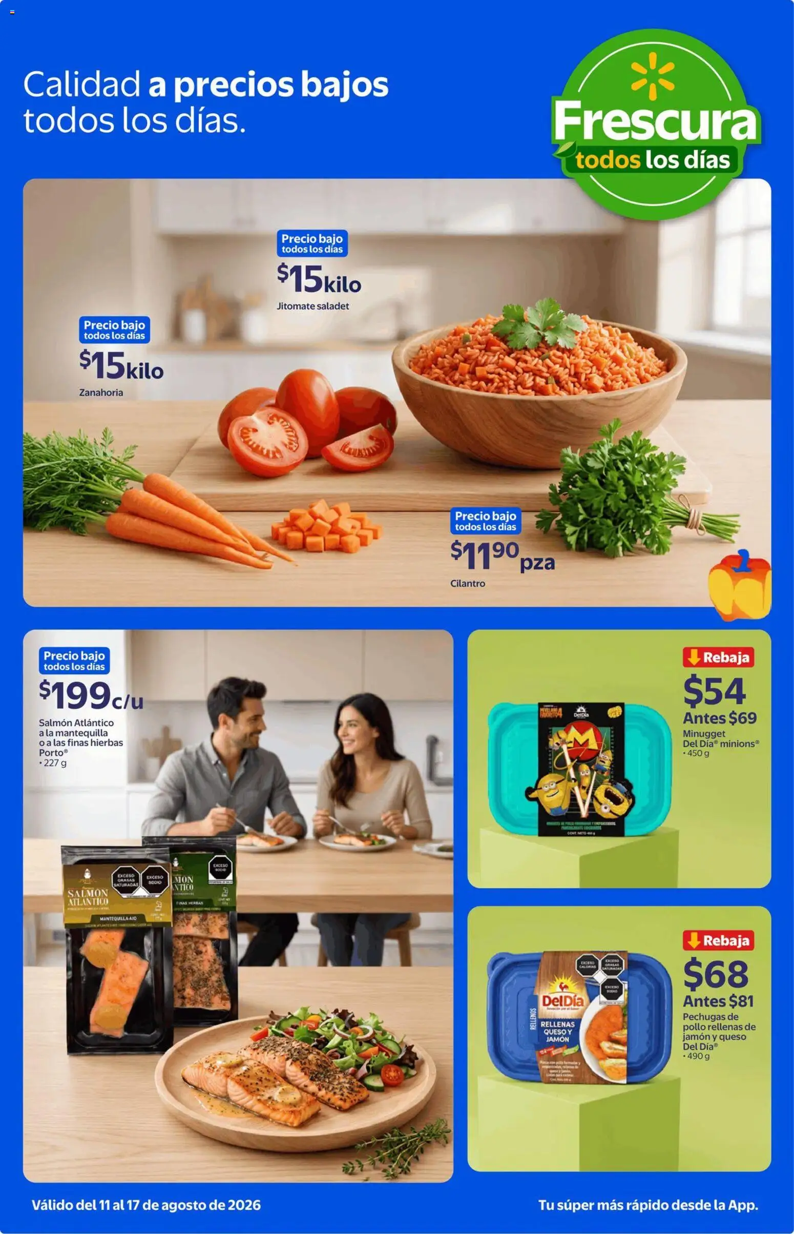 Vista previa las ofertas de la tienda Walmart Express - Walmart Express folleto Calidad y frescura a precios bajos desde el 11/08/2026 