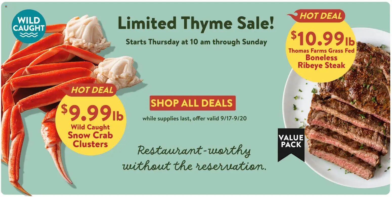 Ad Preview of Fresh Thyme Fresh Thyme Weekly Ad from 09/16/2026
