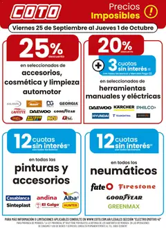 Vista previa del folleto de la tienda Coto válido desde el 25/09/2026 