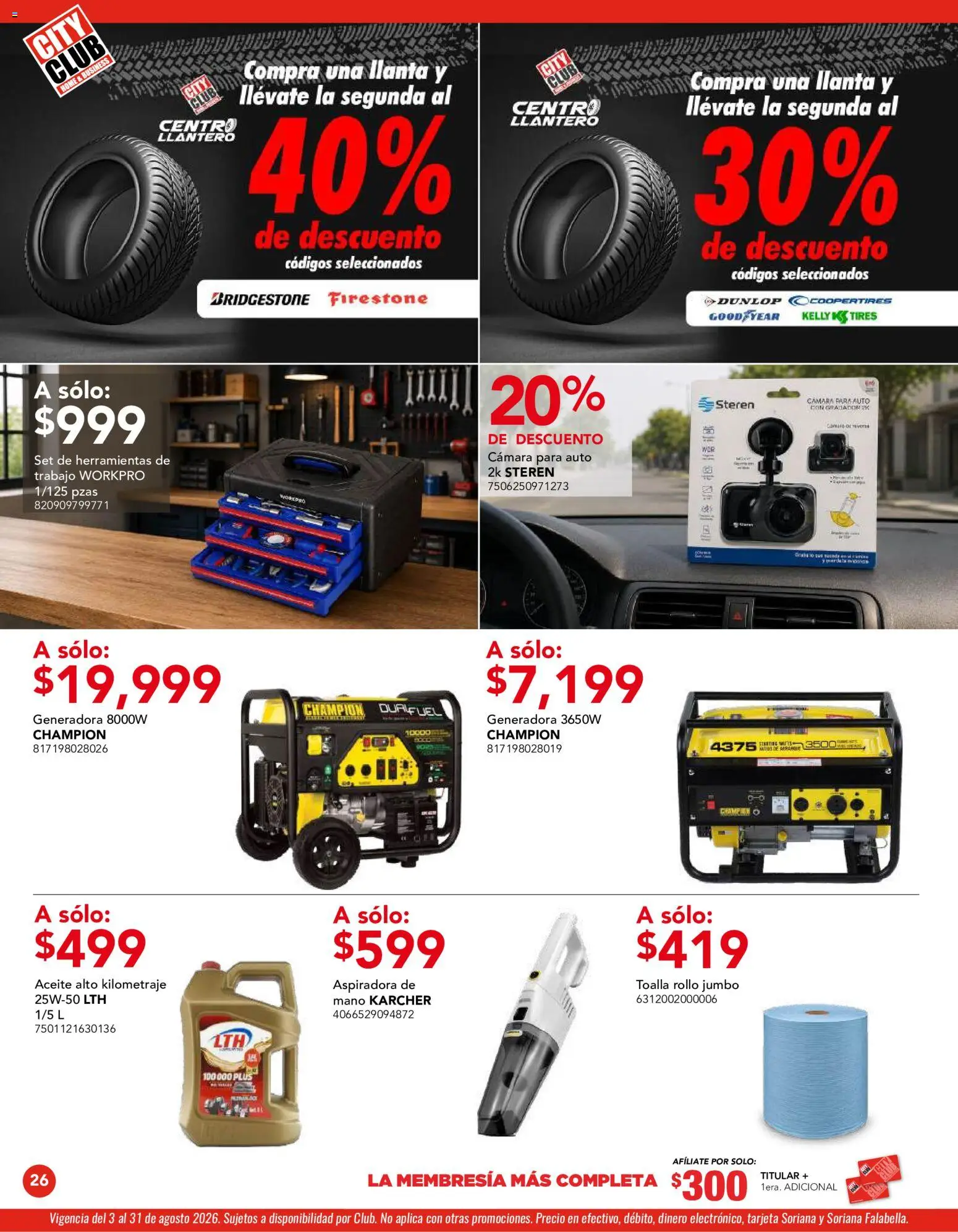 Vista previa las ofertas de la tienda City Club - City Club catálogo desde el 03/08/2026 