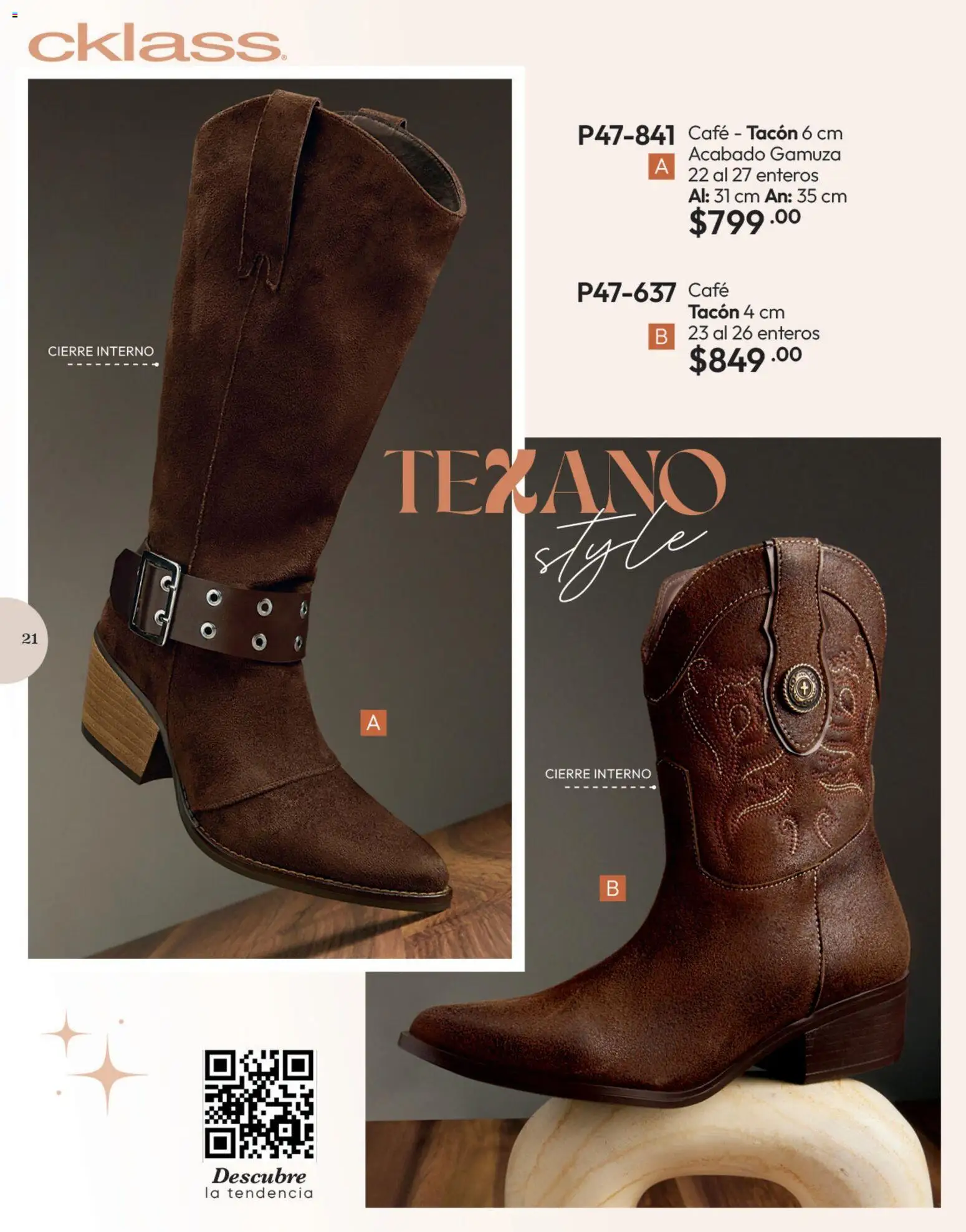 Vista previa las ofertas de la tienda Cklass - Cklass catálogo Calzado Invierno desde el 11/09/2026 