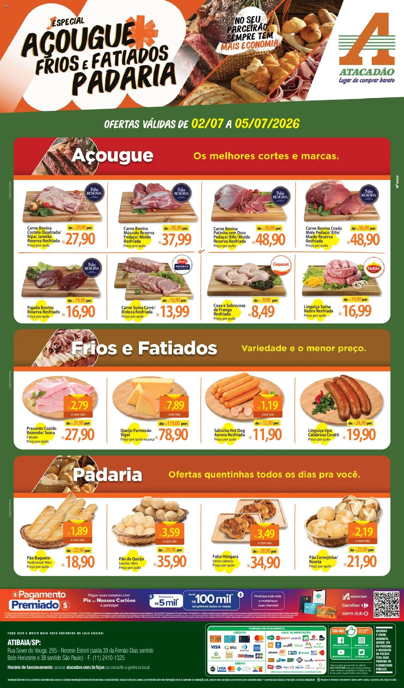 Pré-Visualização do folheto "Atacadão ofertas - SP" da loja Atacadão válido a partir de 02/07/2026