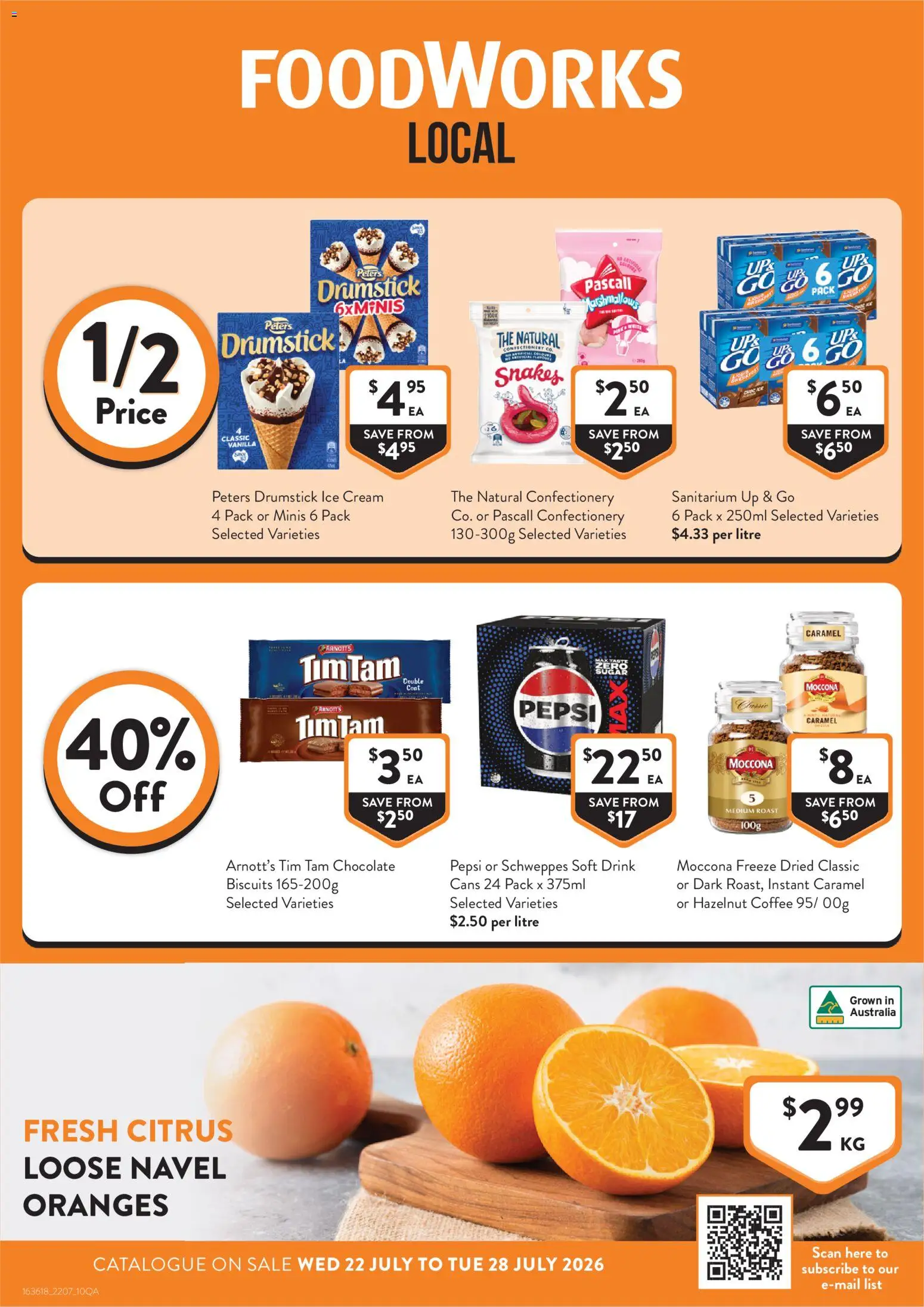 Preview of catalogue Foodworks catalogue QLD from shop Foodworks valid 22/07/2026