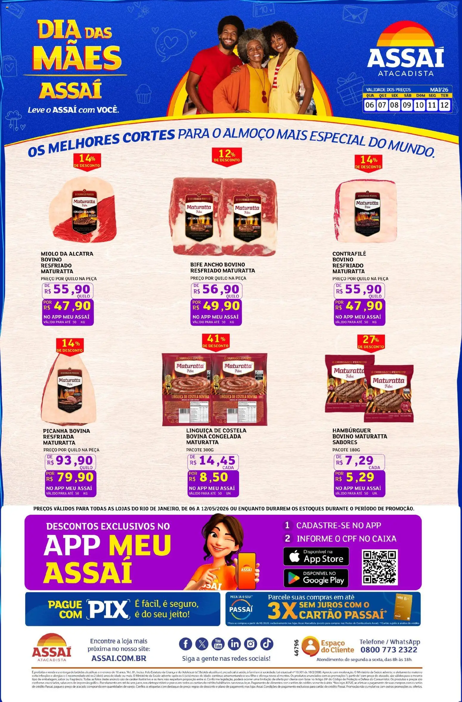 Pré-Visualização do folheto "Assaí Atacadista ofertas - RJ" da loja Assaí Atacadista válido a partir de 06/05/2026