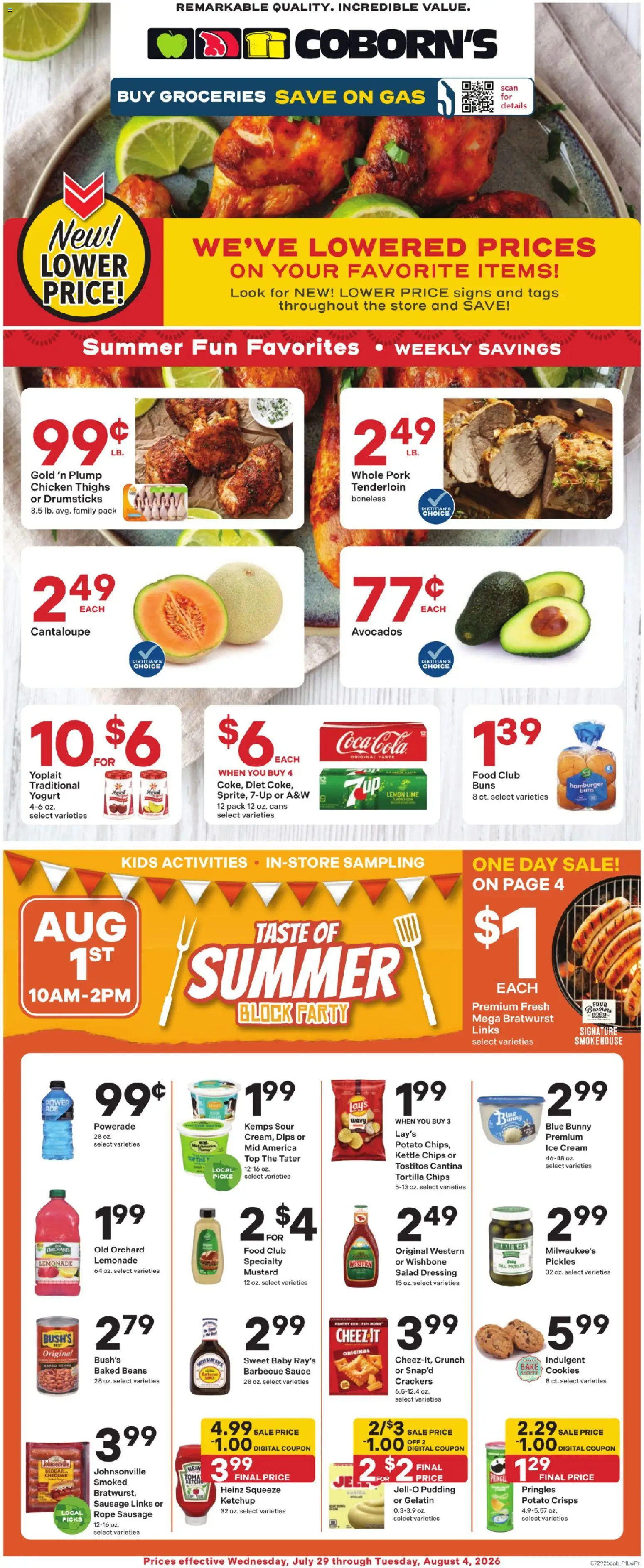 Coborn's Weekly Ad from 07/29/2026 >> Flyer