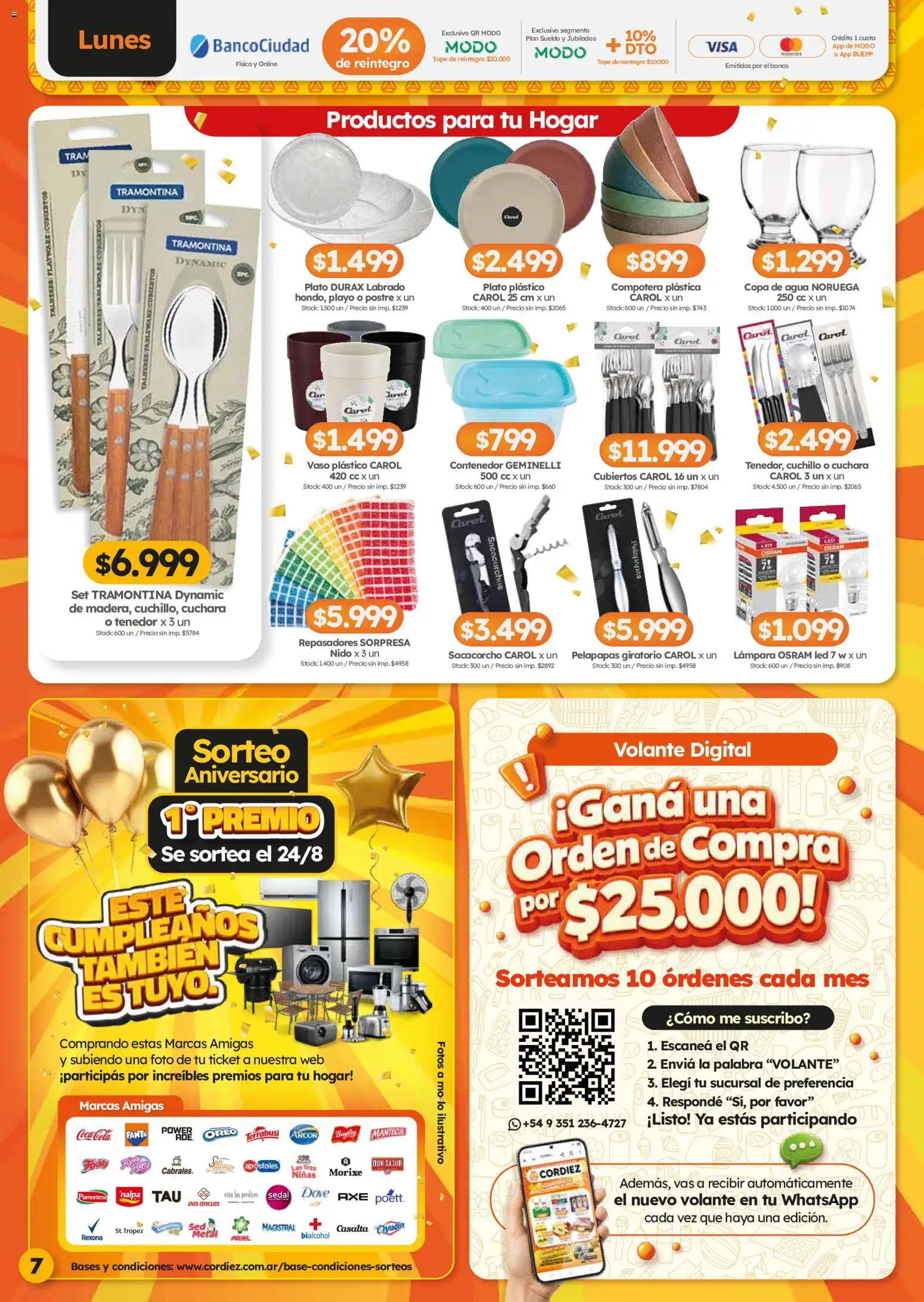 Vista previa del folleto de la tienda Cordiez válido desde el 20/08/2026 