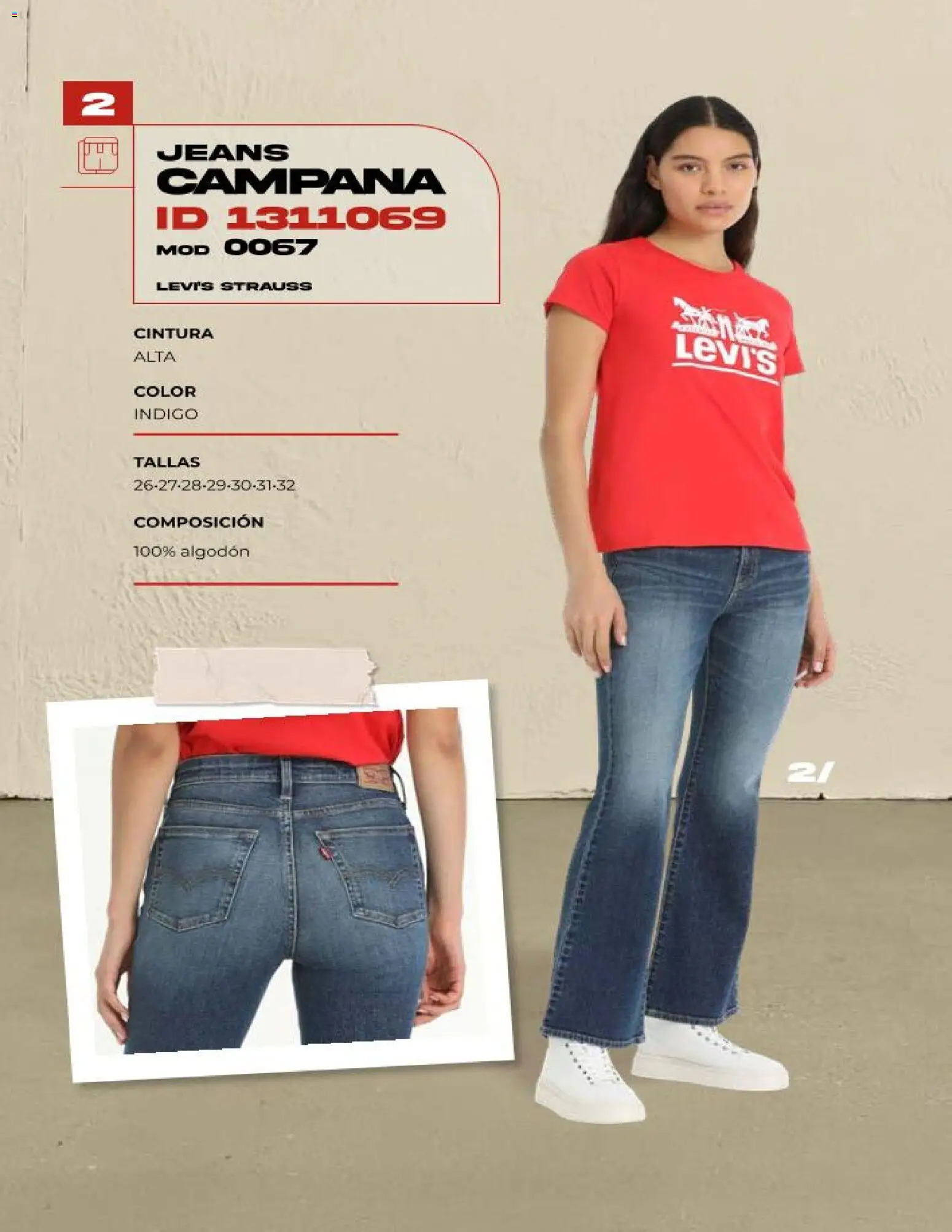 Vista previa las ofertas de la tienda Price Shoes - Price Shoes catálogo Jeans Levis desde el 15/10/2026 