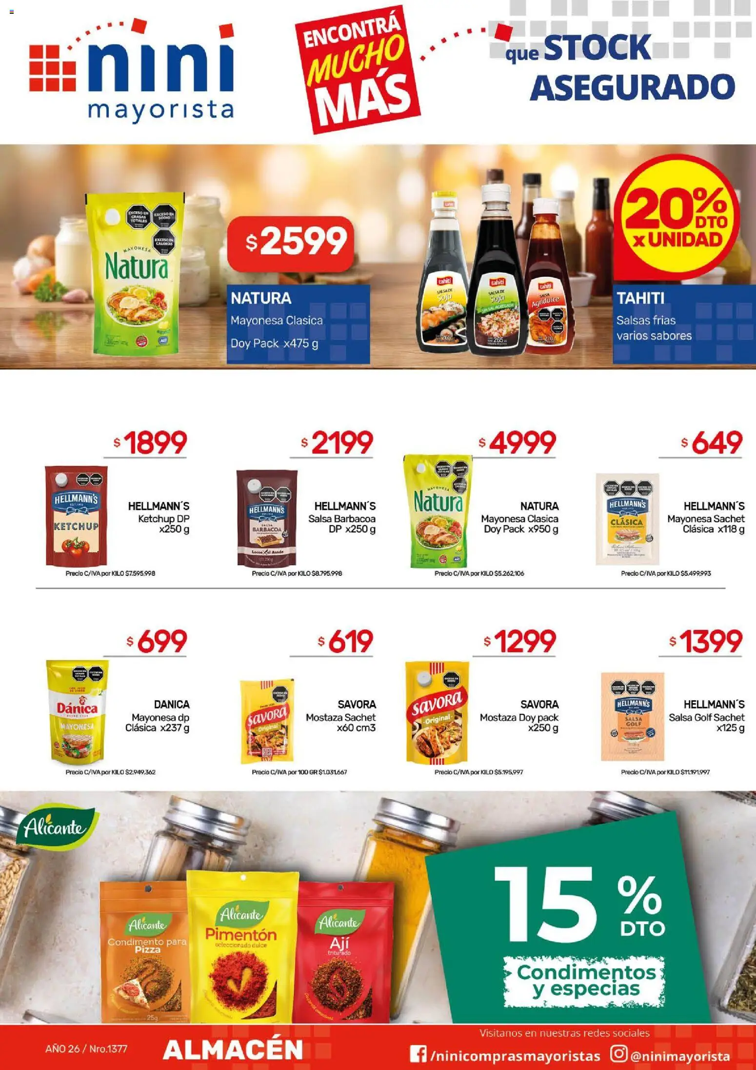 Vista previa del folleto de la tienda NINI Mayorista válido desde el 14/09/2026 