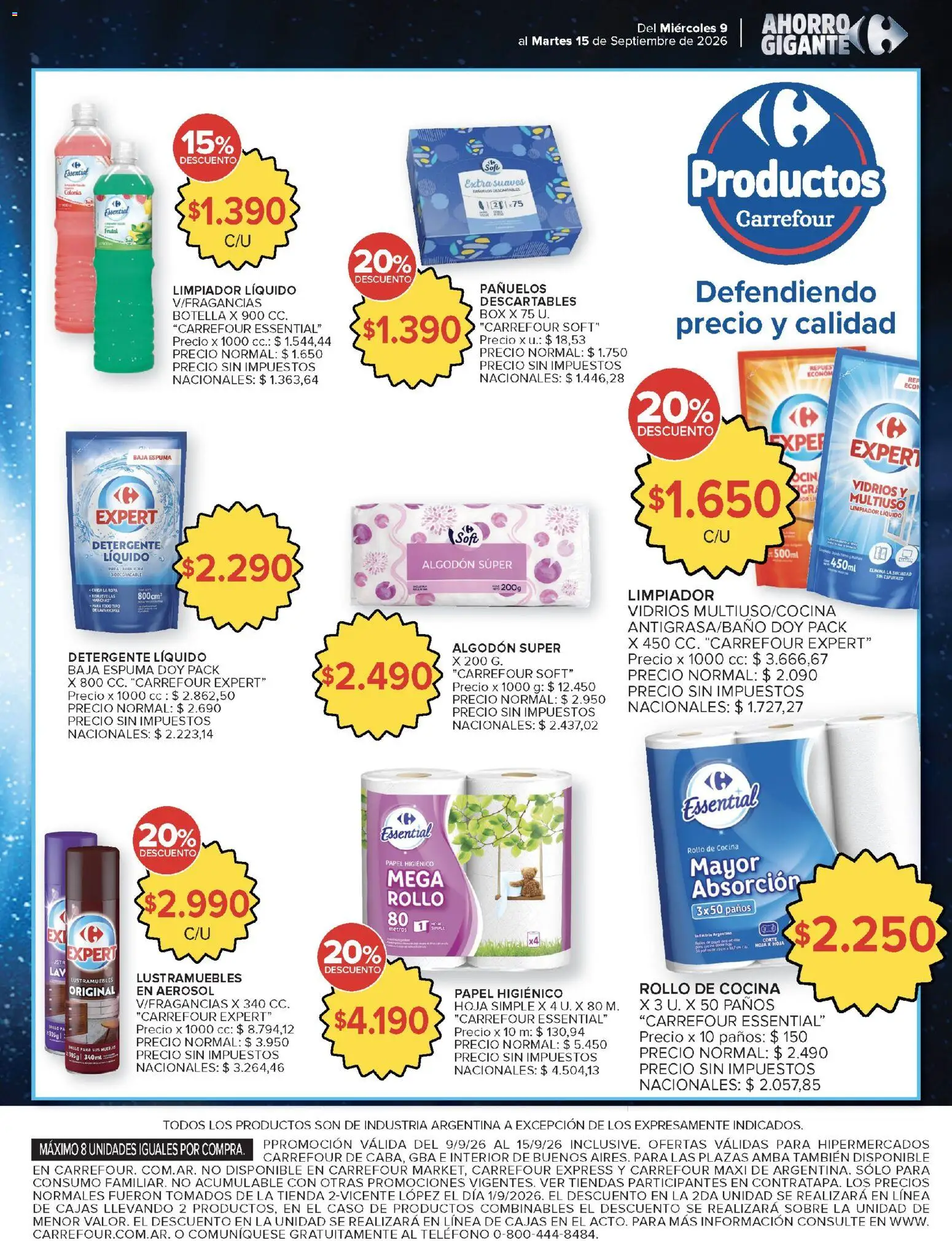 Vista previa del folleto de la tienda Carrefour válido desde el 09/09/2026 