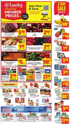 Ad Preview of Lucky Supermarkets Lucky Supermarkets Weekly Ad from 07/08/2026