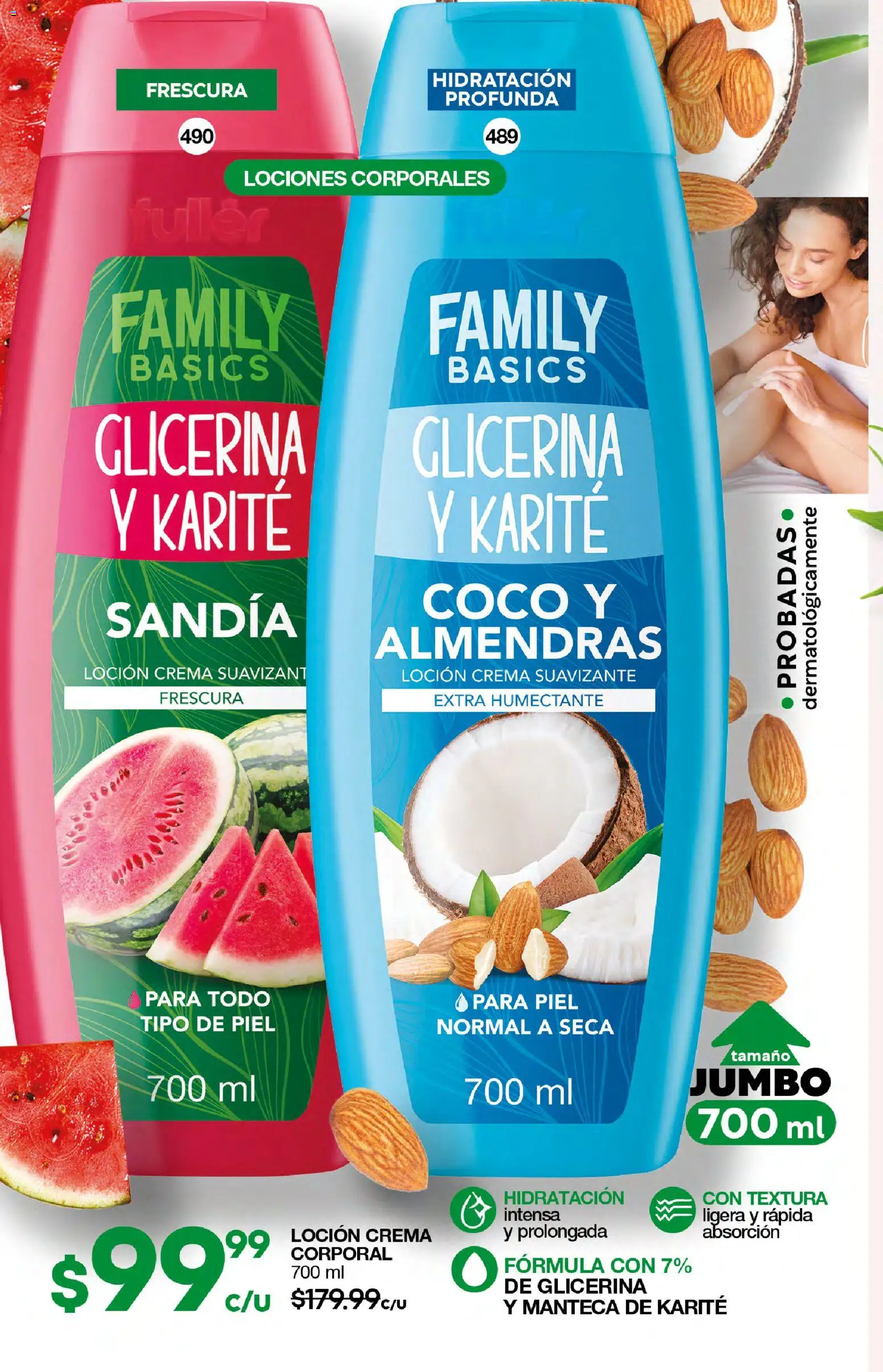 Vista previa las ofertas de la tienda Fuller - Campaña 23 2026 desde el 18/02/2026 - Coco, Sandía, Crema, Almendras, Loción, Suavizante, Manteca de karité