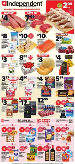 Preview of leaflet Independent Grocer weekly flyer / circulaire from shop Independent Grocer is valid from Aug 27, 2026
