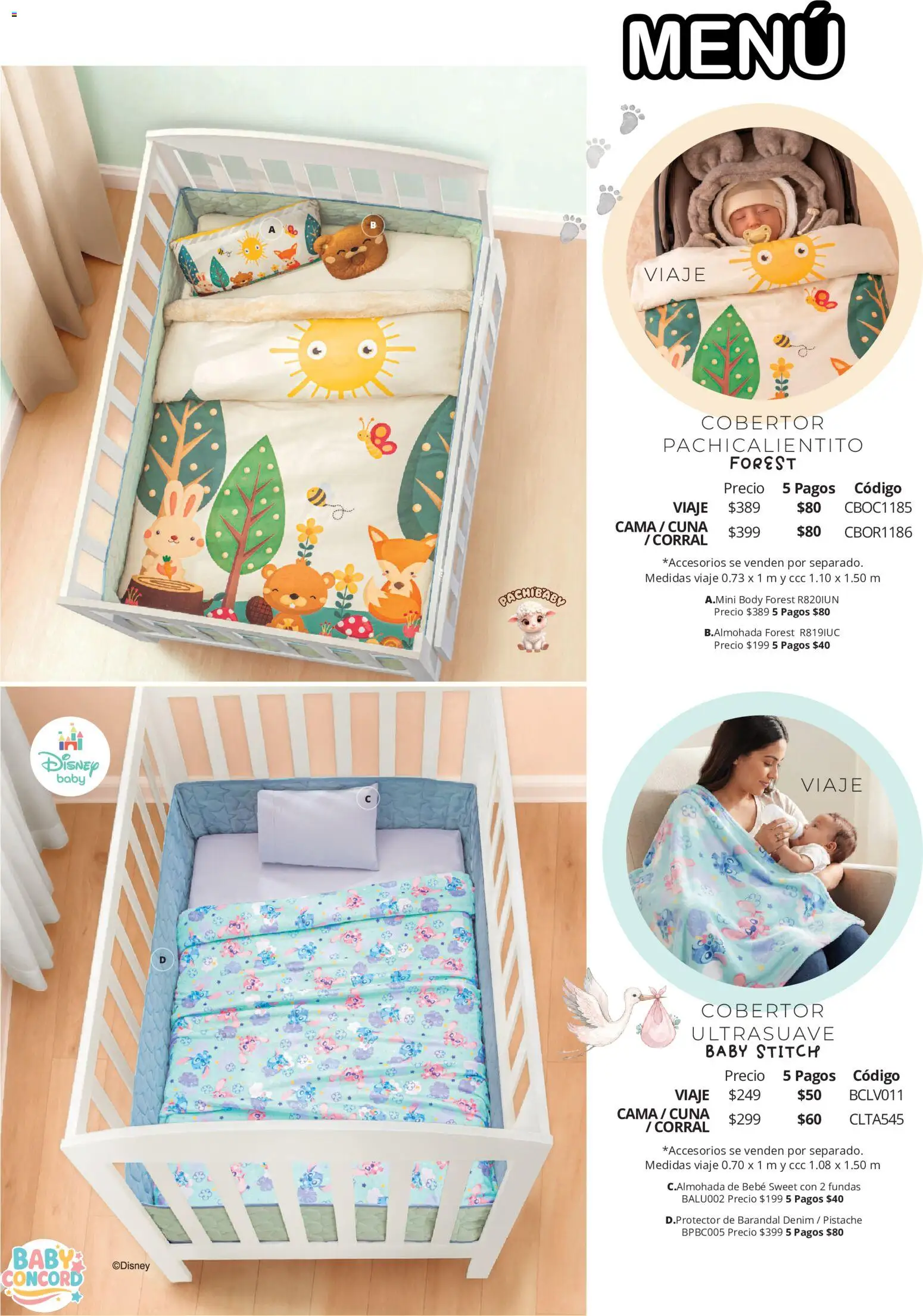 Vista previa las ofertas de la tienda Colchas Concord - Colchas Concord catálogo Colección Bebé desde el 01/08/2026 
