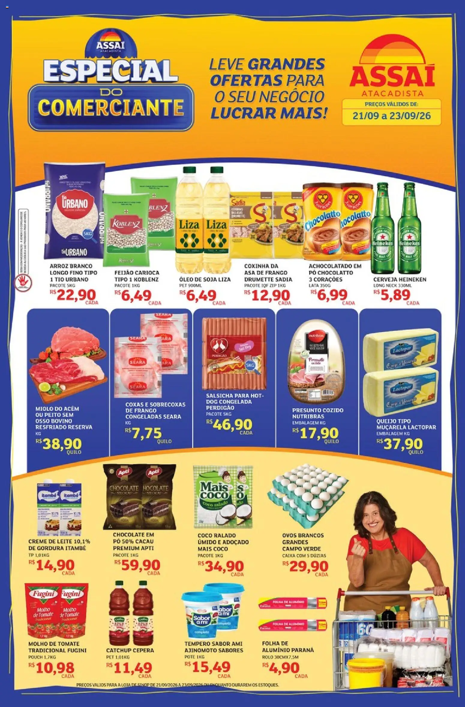 Pré-Visualização do folheto "Assaí Atacadista ofertas - MT" da loja Assaí Atacadista válido a partir de 21/09/2026