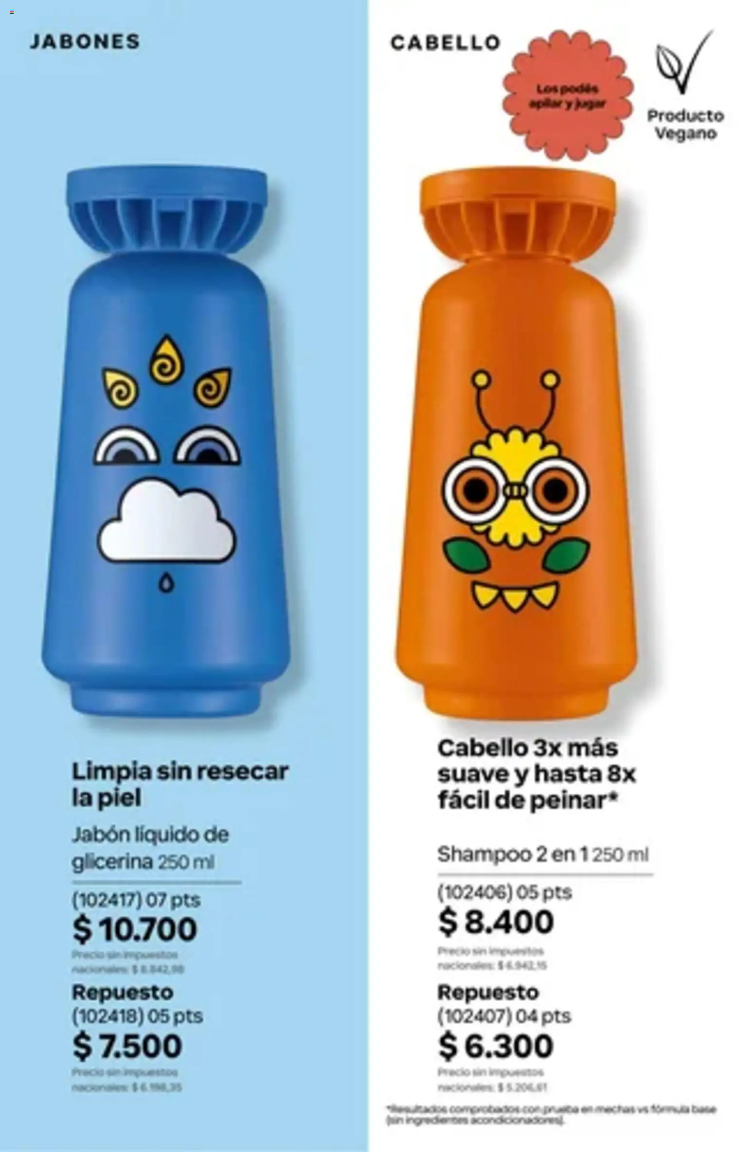 Vista previa del folleto de la tienda Natura válido desde el 01/10/2026 - Shampoo, Jabón, Jabón líquido