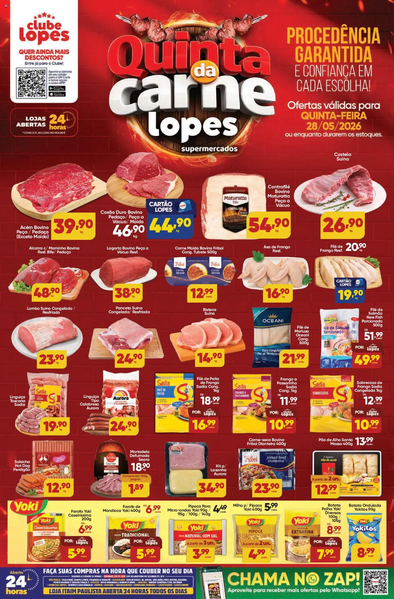 Pré-Visualização do folheto "Lopes Supermercados - Ofertas da semana" da loja Lopes Supermercados válido a partir de 28/05/2026